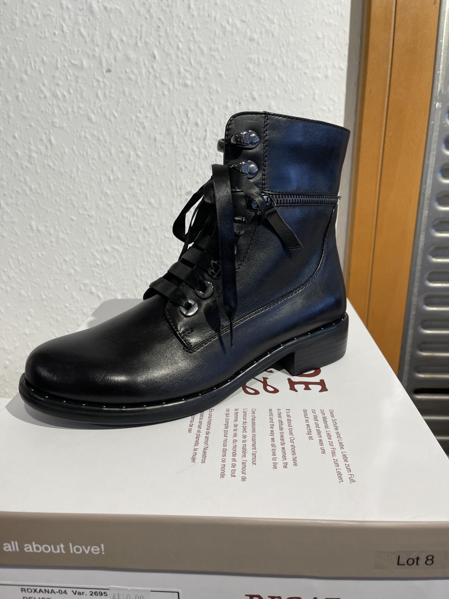 Regarde Ciel 5 Pairs: Delice Black Boots Roxana-04 Var. 2695Sizes 37, 38, 39 & 41 (RRP £110) Regarde - Image 8 of 18