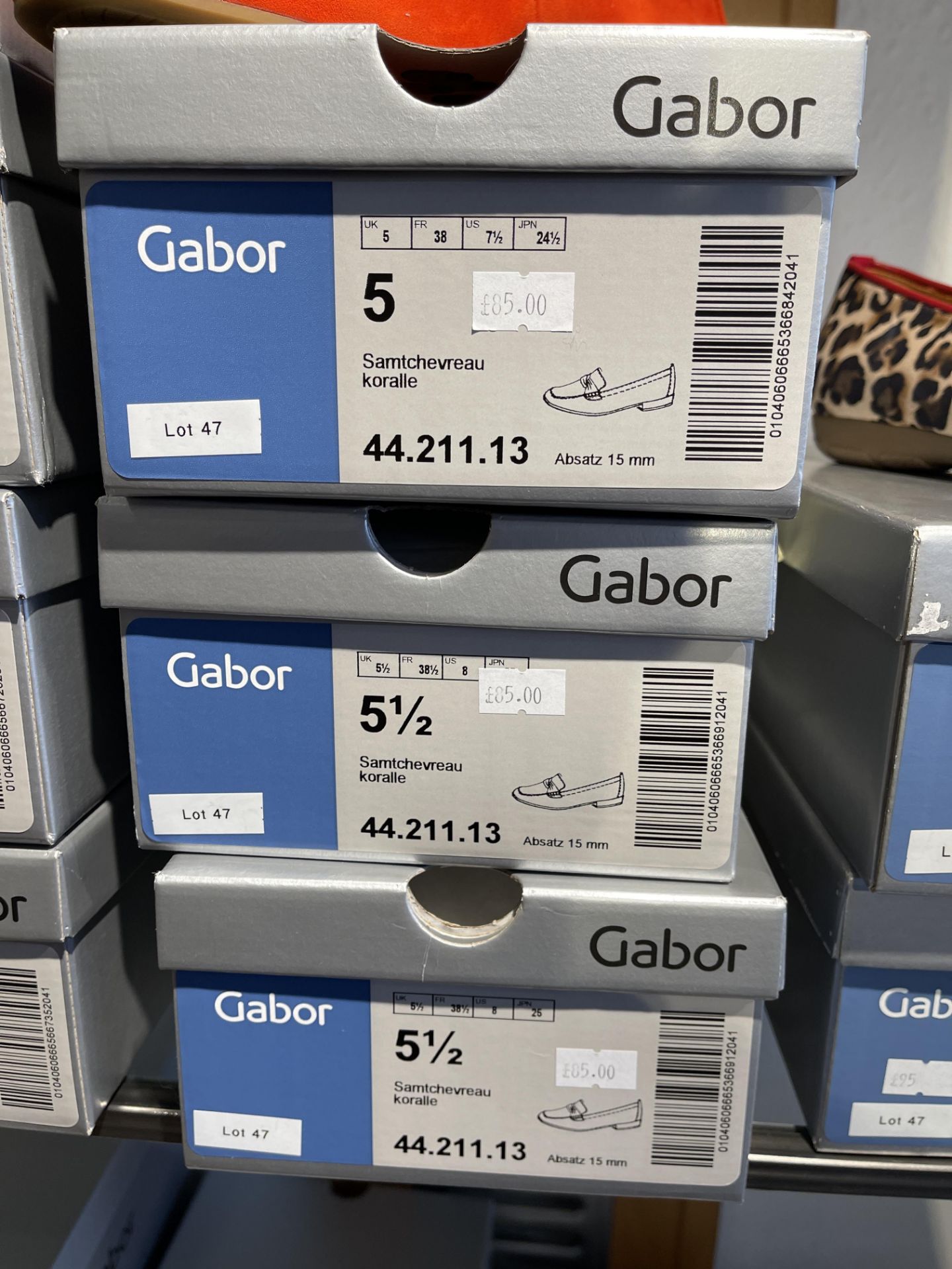 Gabor 8 Pairs: Cervo/Python Hawaii Weiss/Multicolor Shoes 46.090.53. Sizes 4 - 8 (RRP £85) Gabor 3 - Image 9 of 13