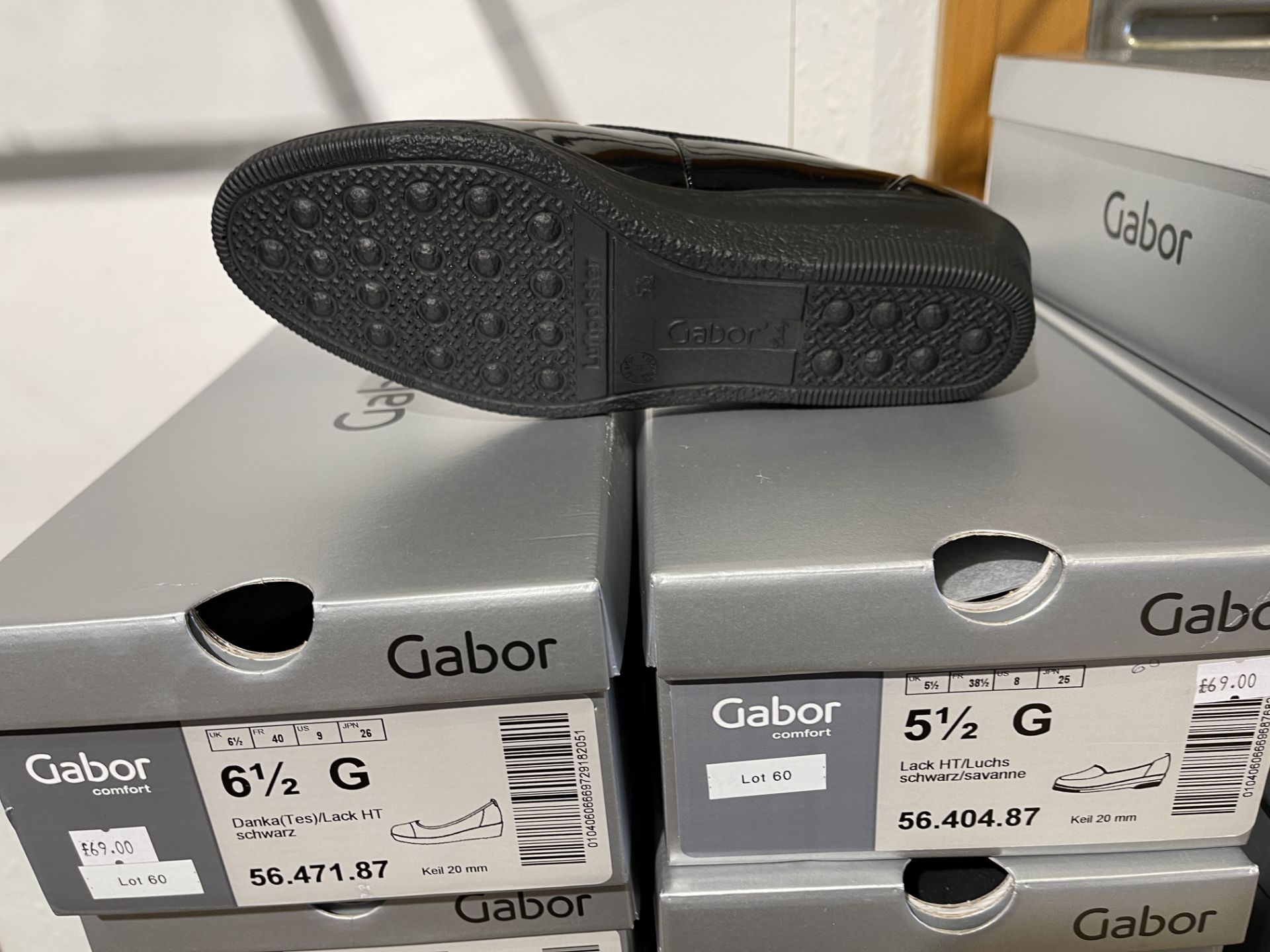 Gabor 3 Pairs: Luck HT/Luchs Schwarz/Savanne 56.404.87. Sizes 4, 5.5 & 7.5 (RRP £69) Gabor 7 - Image 4 of 8