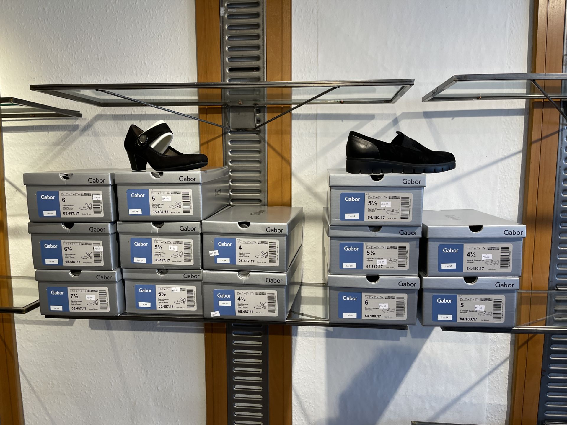 Gabor 8 Pairs: Samtchevreau Schwarz Soft & Smart Shoes 05.487.17. Sizes 4 - 7.5 (RRP £89.99) Gabor 5 - Image 2 of 14