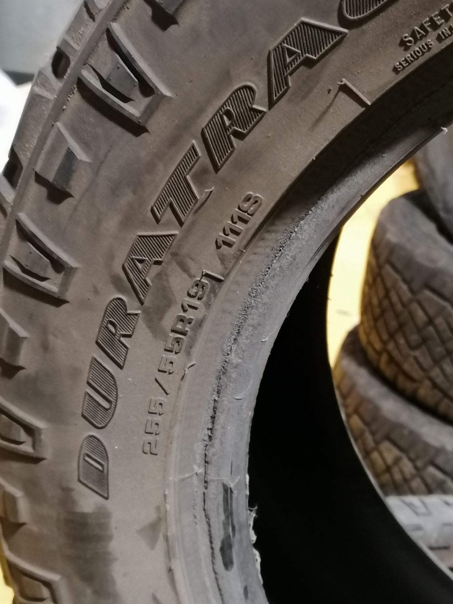 3: 255 55 R19 115 Goodyear Wrangler Duratrac DOT 09.13 - Image 5 of 6