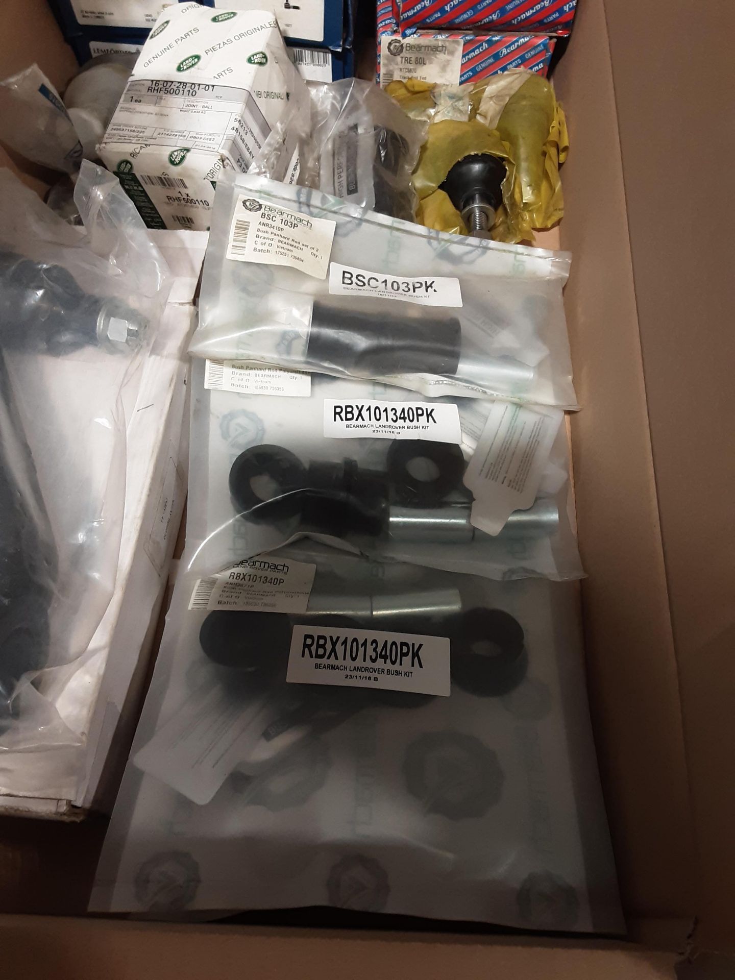 Quantity of Landrover Suspention Parts Track Rod Ends -Pitman Arm -polyurethane Bushe Kits -Anti - Image 4 of 9