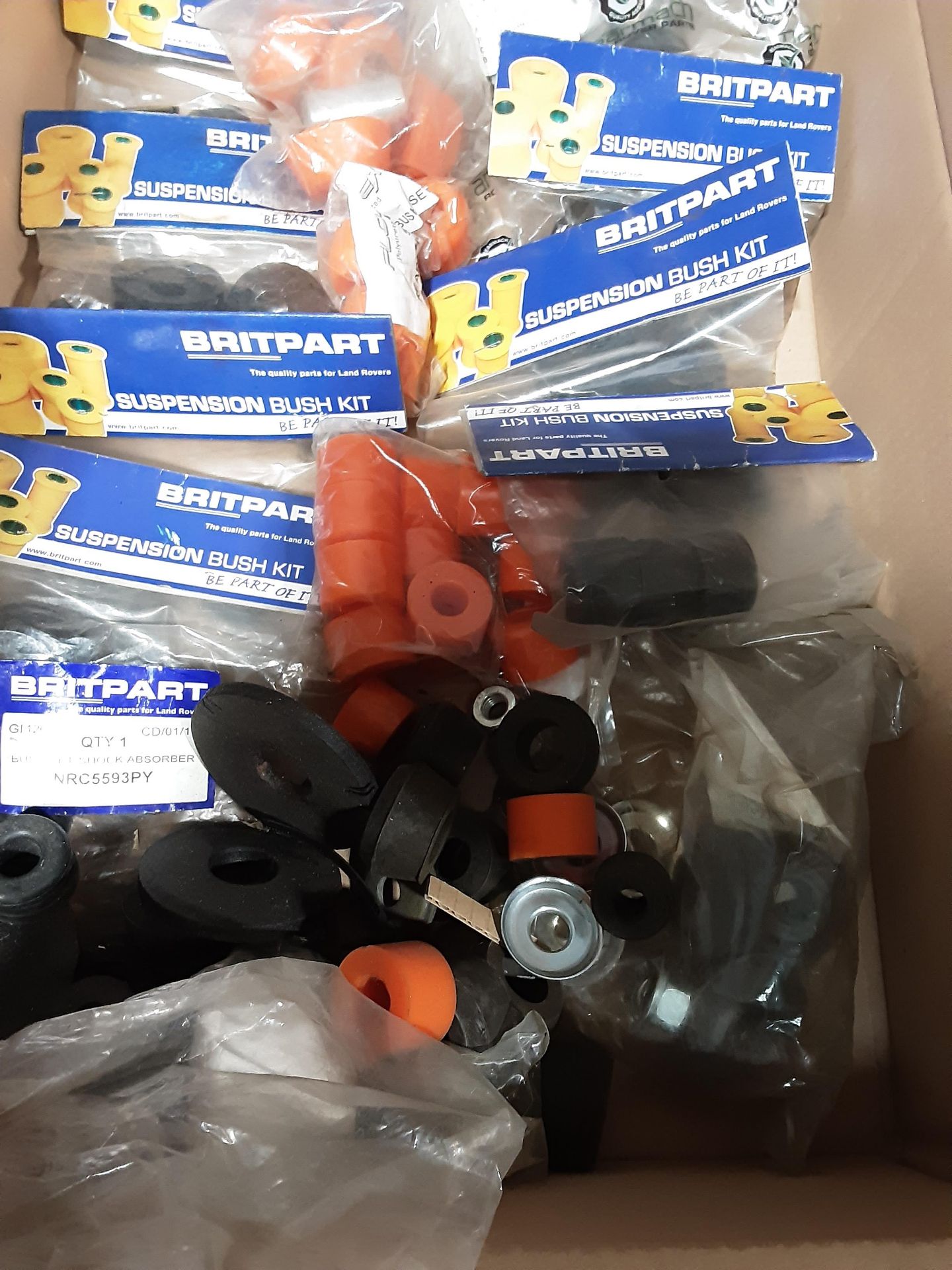 Quantity of Landrover Suspention Parts Track Rod Ends -Pitman Arm -polyurethane Bushe Kits -Anti - Image 7 of 9