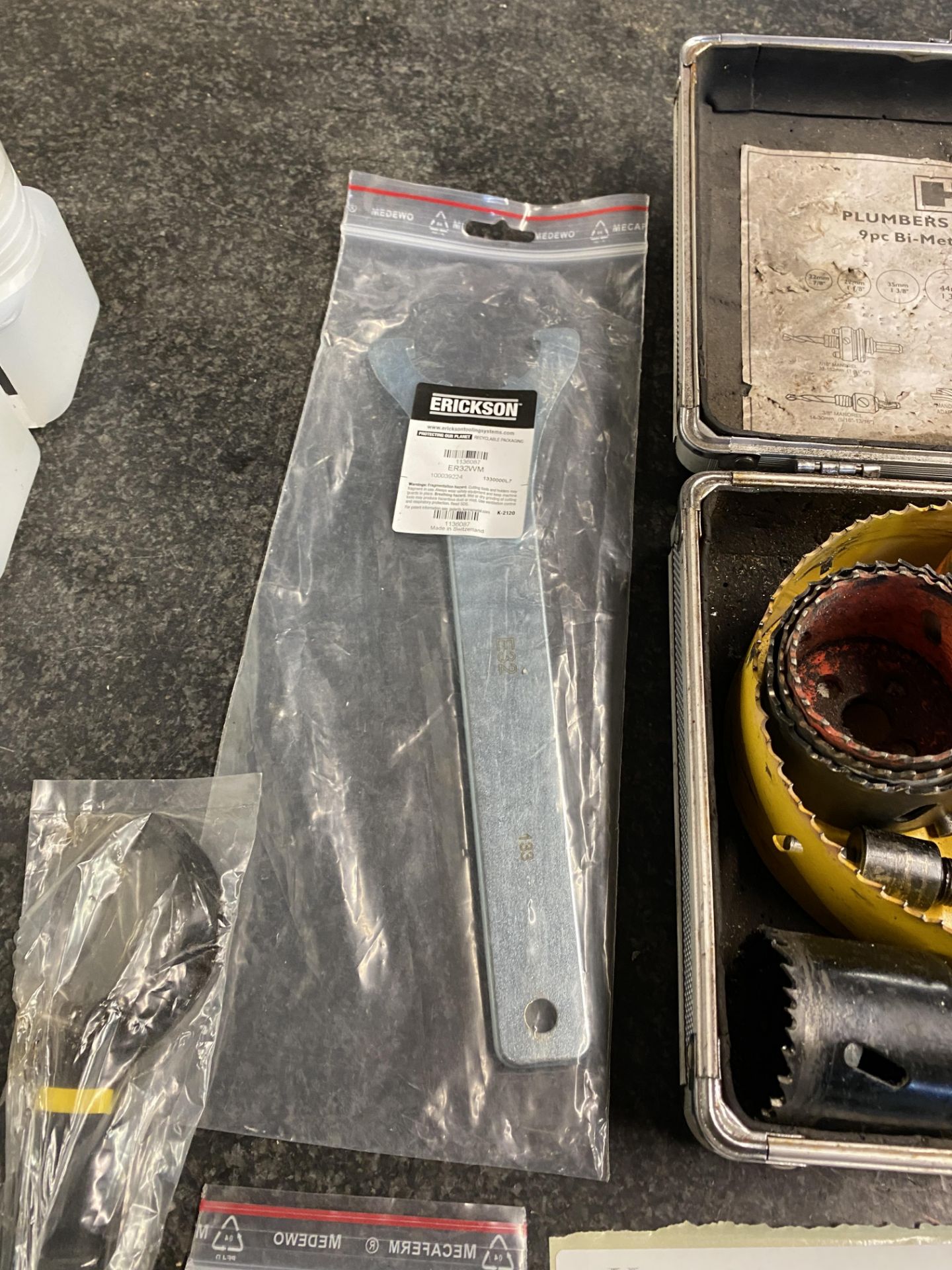 HR Plumbers Holesaw Kit 9 Pc Bi-Metal Kit with Erickson ER32WM Wrench - Bild 5 aus 9