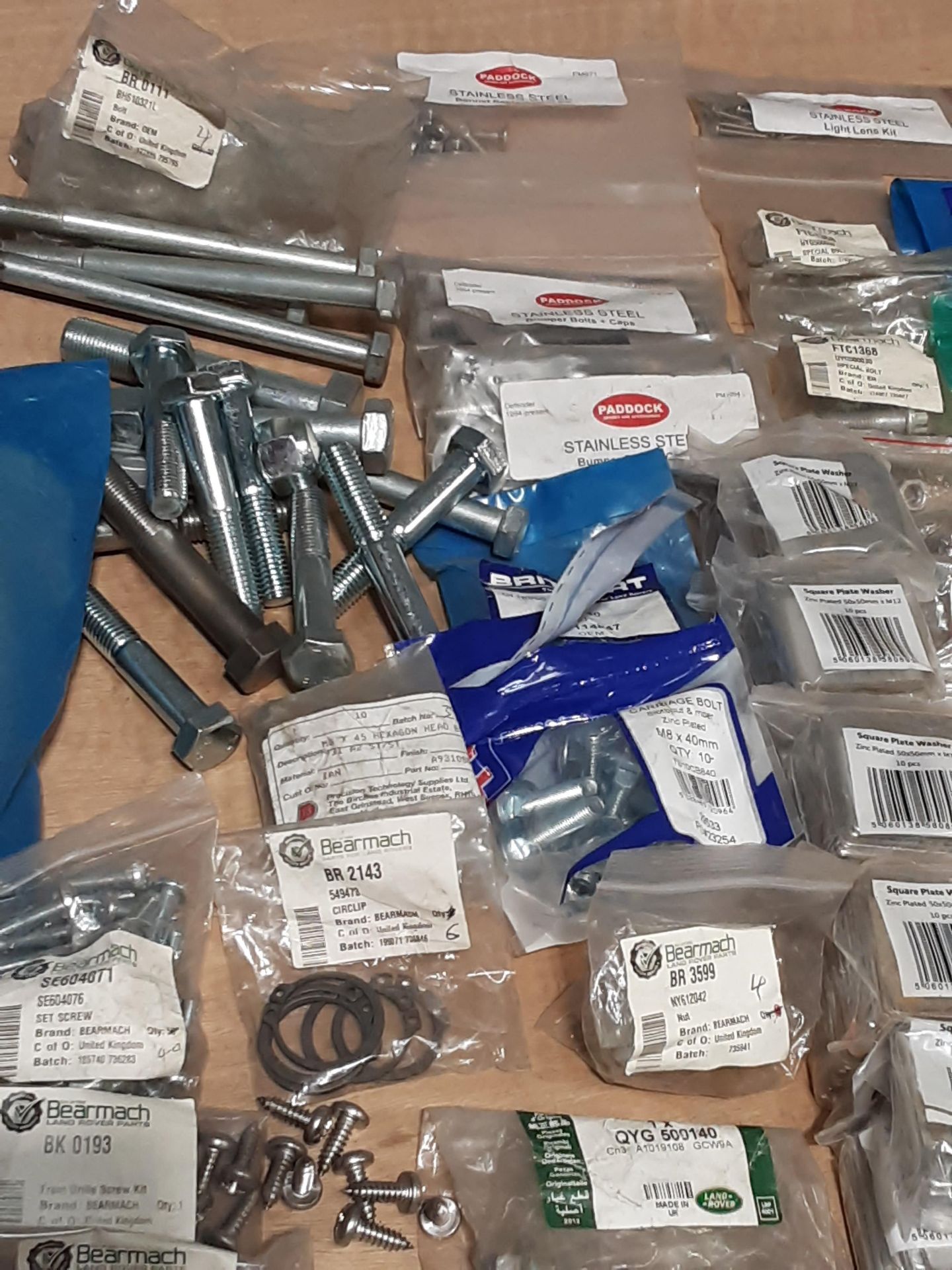 Quantity of Nuts - Bolts - Brakets -Flange Nuts - Wheel Studs - Shackle Pins -shackle Plates and - Image 4 of 6