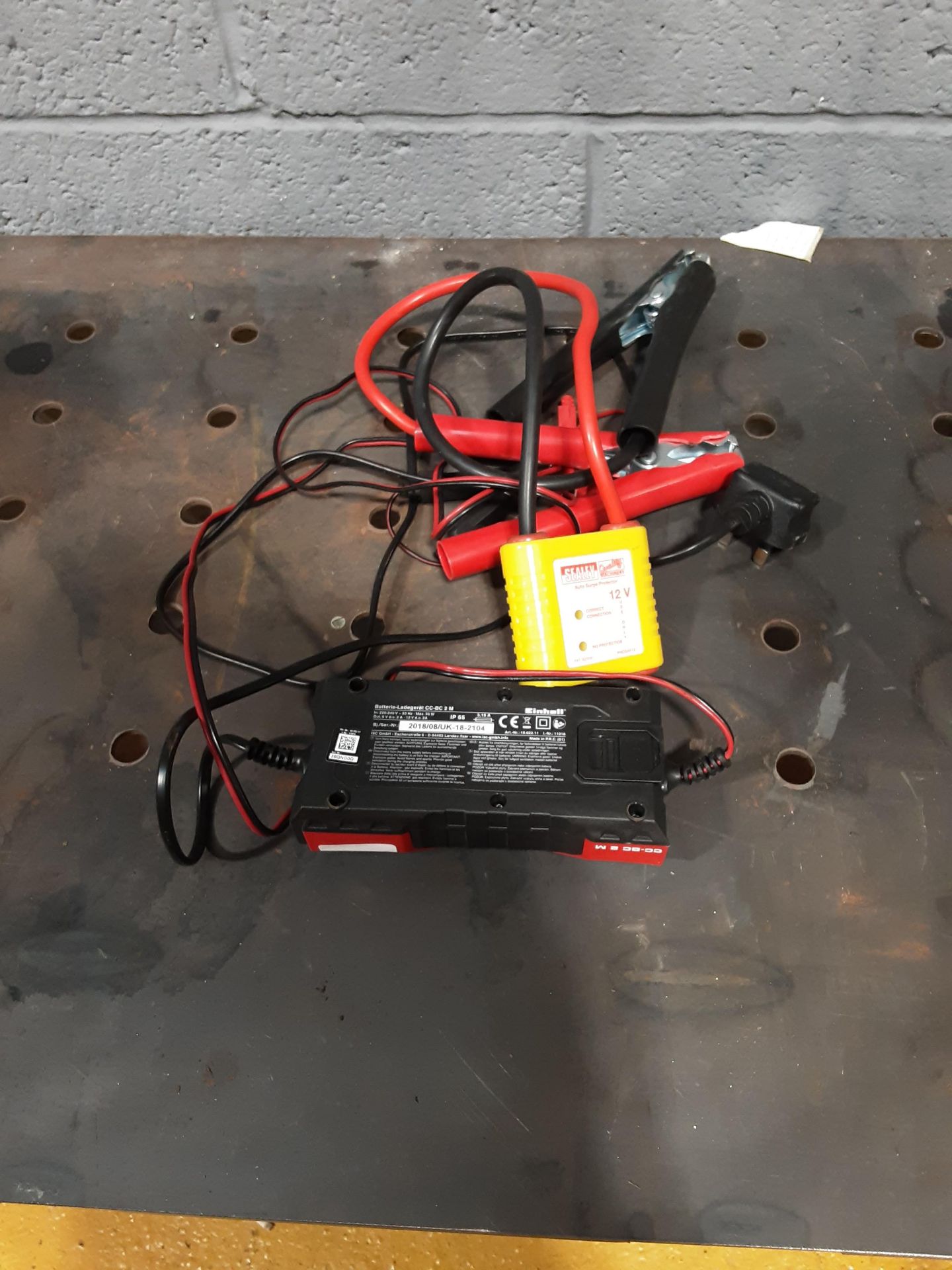 Einhell Battery Charger and Sealey Auto Surge Protector - Image 4 of 4