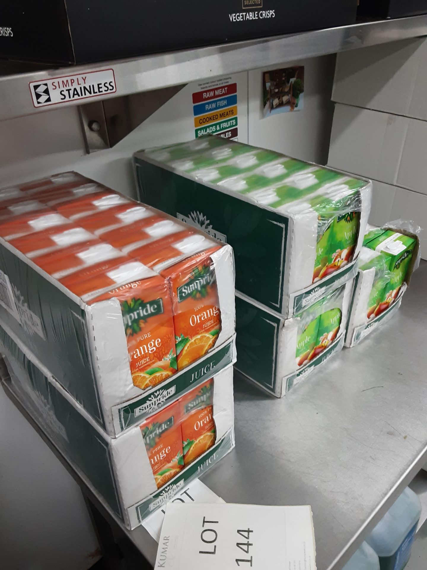 60x Sunrise 1 Litre Orange Juice and Apple Juice, Expiration Date June 21 - Image 3 of 4