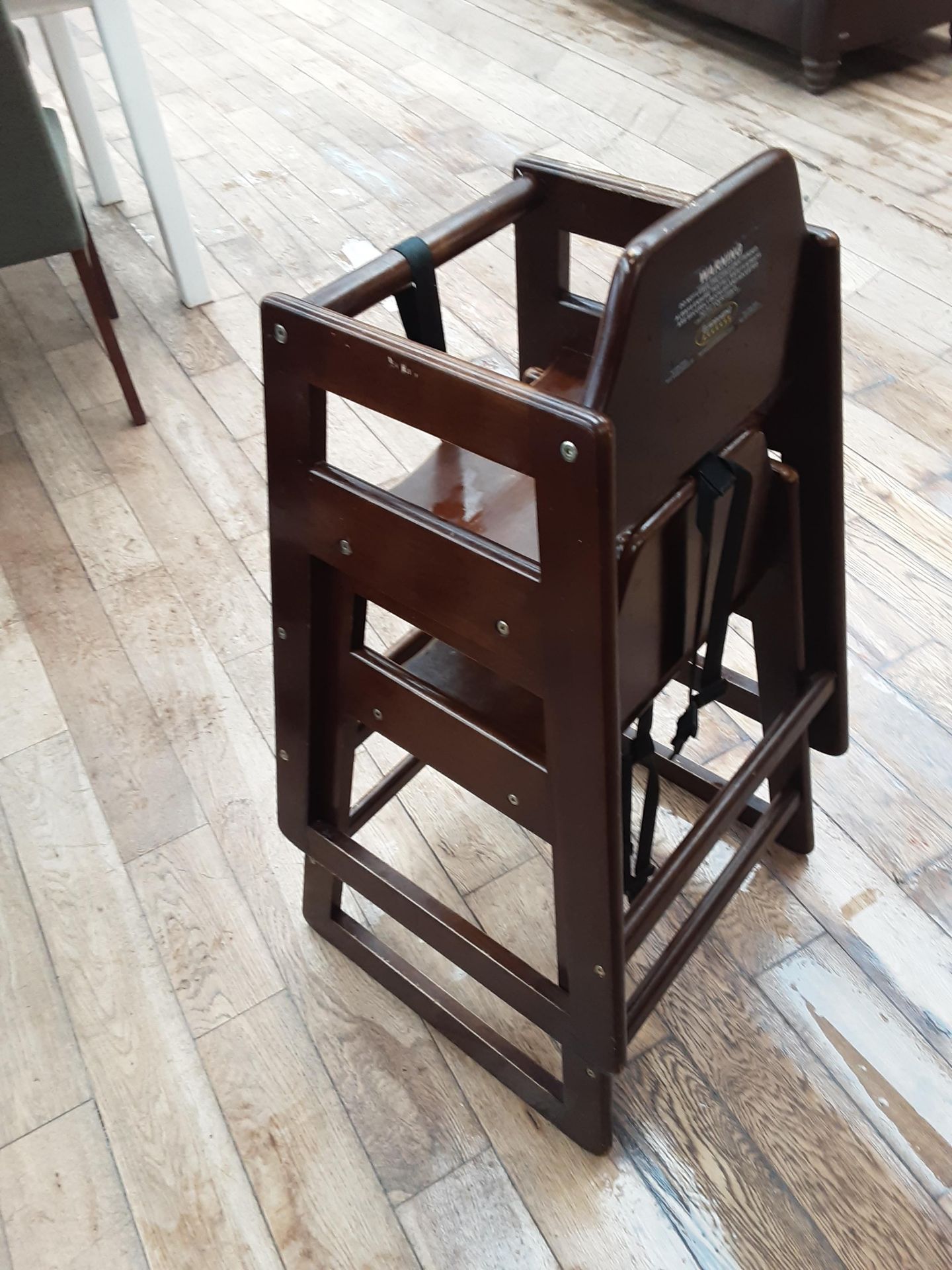 2x Children Wooden High Chairs - Image 3 of 4