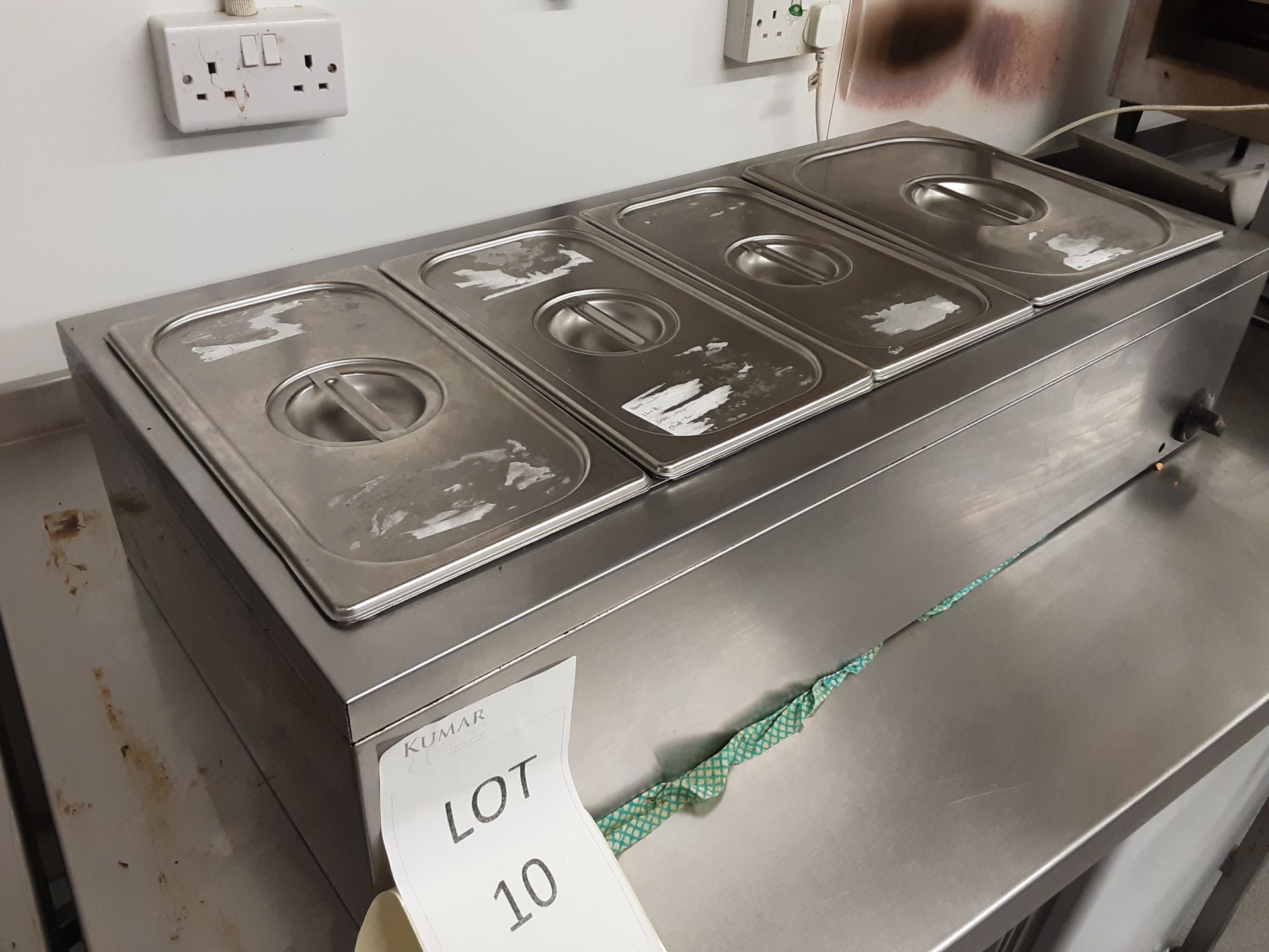 Lincat Bain Marie Model L8M3W Serial Number 30125316 - Image 3 of 4