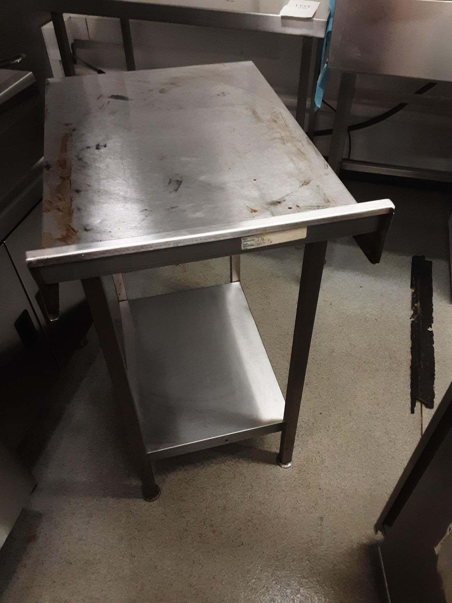 Francis stainless Steel Prep Table W 50cm D 75cm H90cm - Image 4 of 4