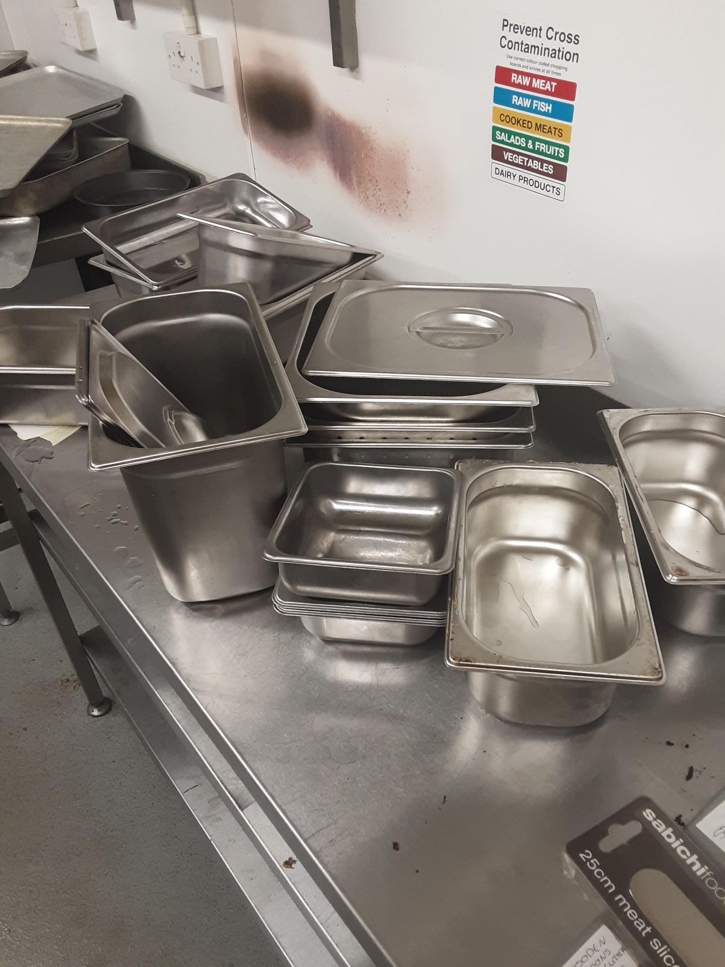 Assorted Bain Marie Pots and Lids