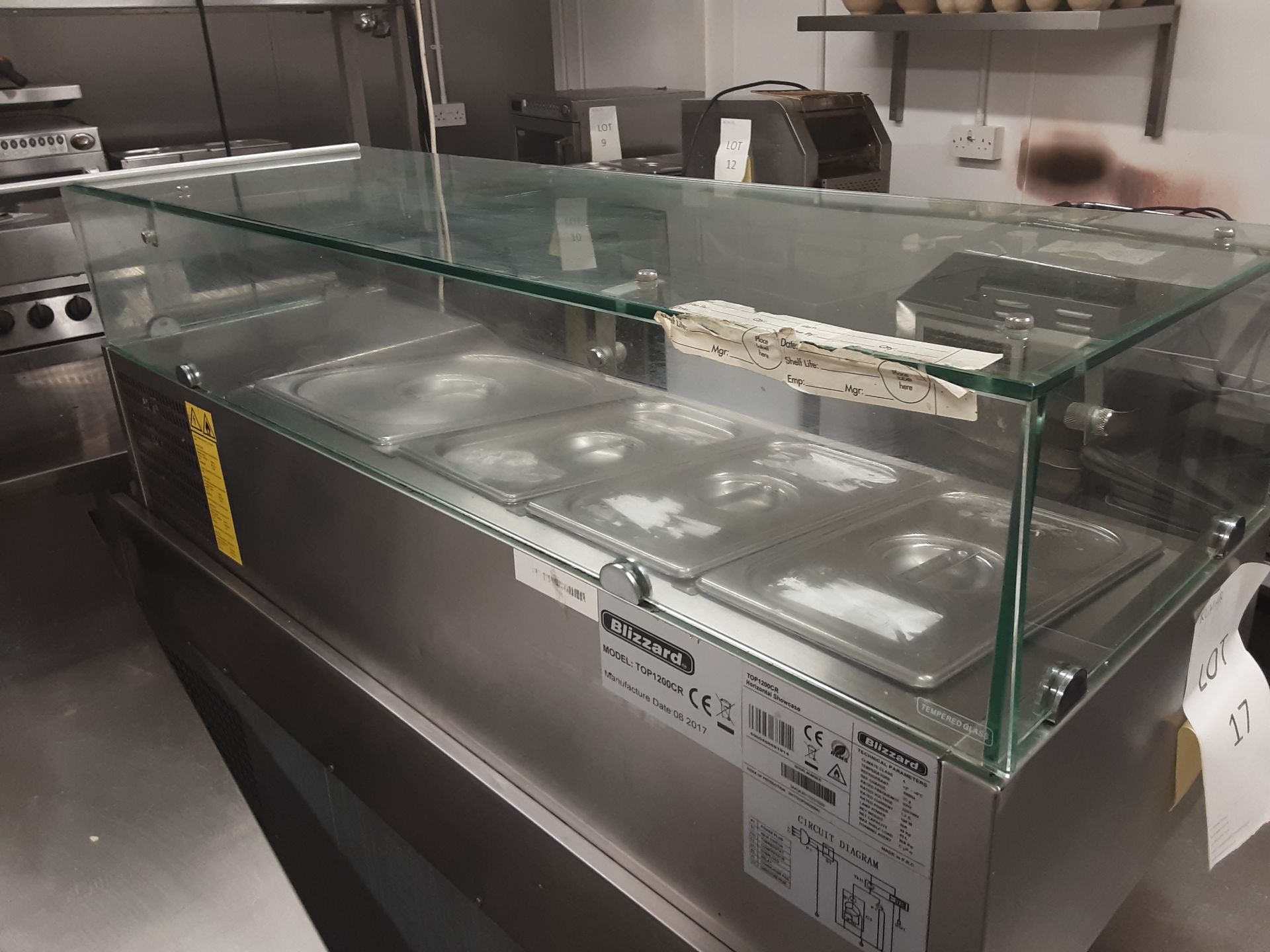 Blizzard TOP1200CR Refrigerated Preparation Top serial No 3AA3AR17223100017 Manufactured 08/2017 - Image 4 of 5