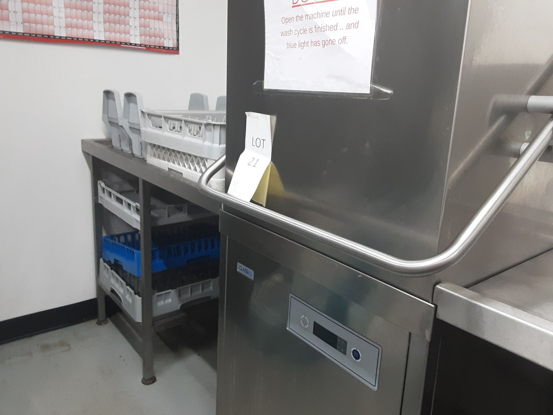 Classeq P500AWSD 500mm 18 Plate WRAS Approved Everyday Use Passthrough Dishwasher With Added - Image 3 of 5