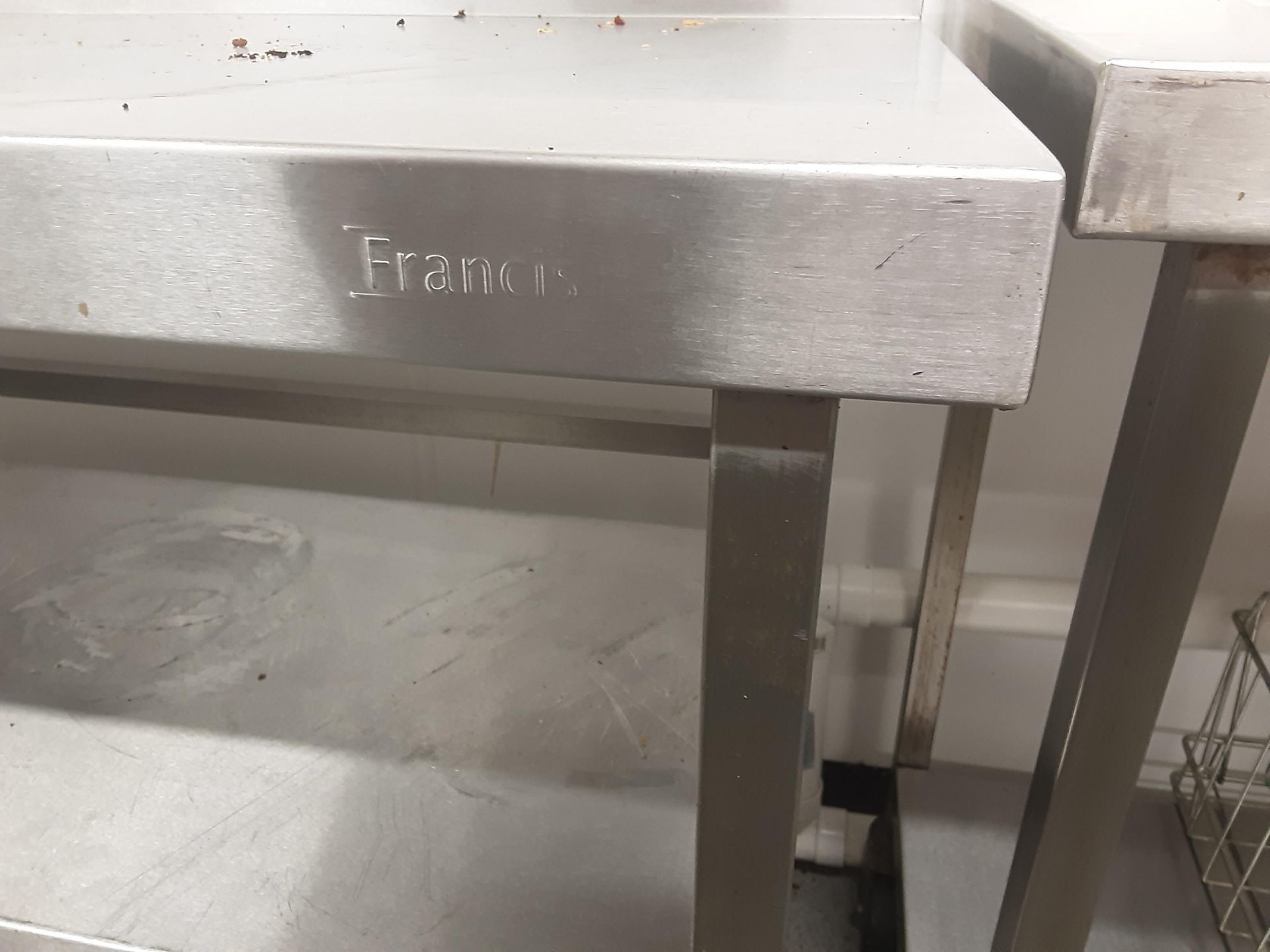 Francis stainless Steel Prep Table W 150cm D 60cm H90cm - Image 4 of 4