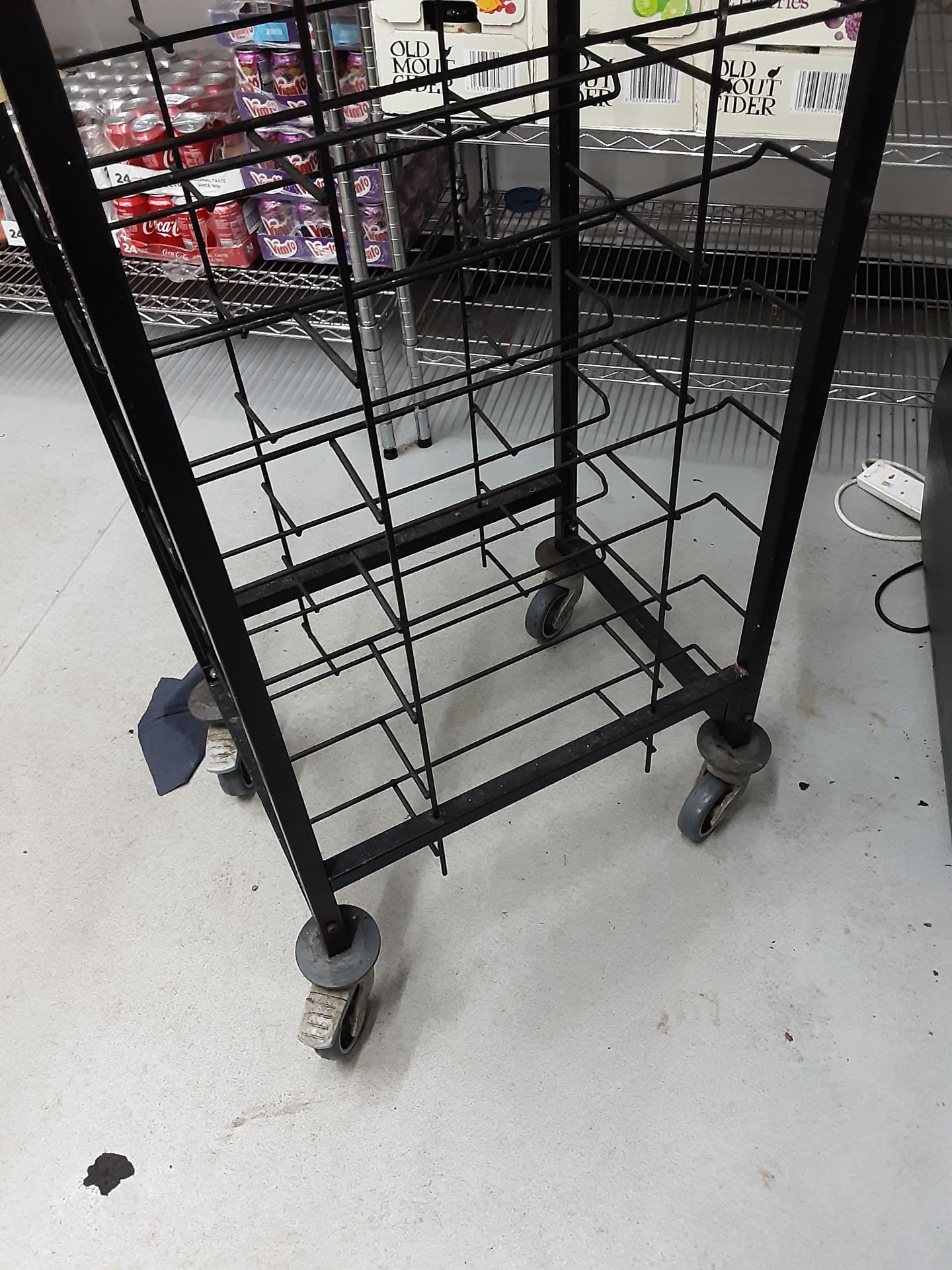 Mobile Tray Rack with Trays Included - Image 3 of 4