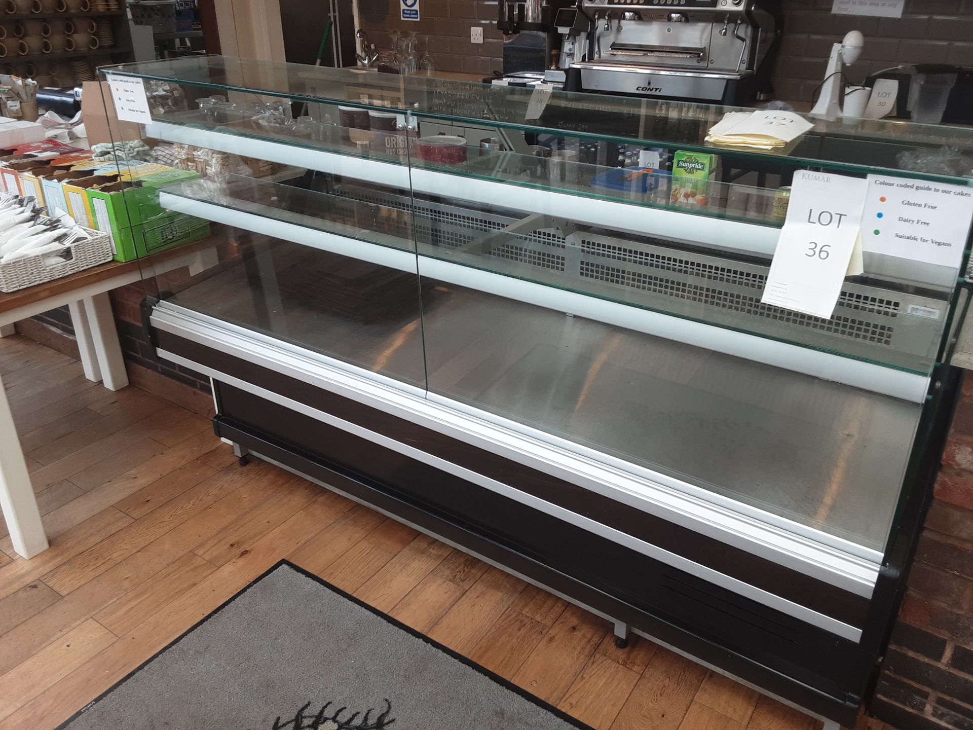 Mafirol Static Serve Over - Refrigerated Display Counter Model No 9254003 Serial No 16001043 - Image 2 of 6