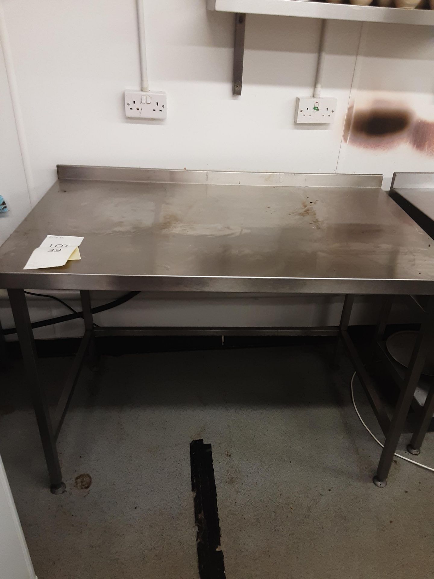 Stainless Steel Prep Table W 125cm D 75cm H 90cm - Image 3 of 3