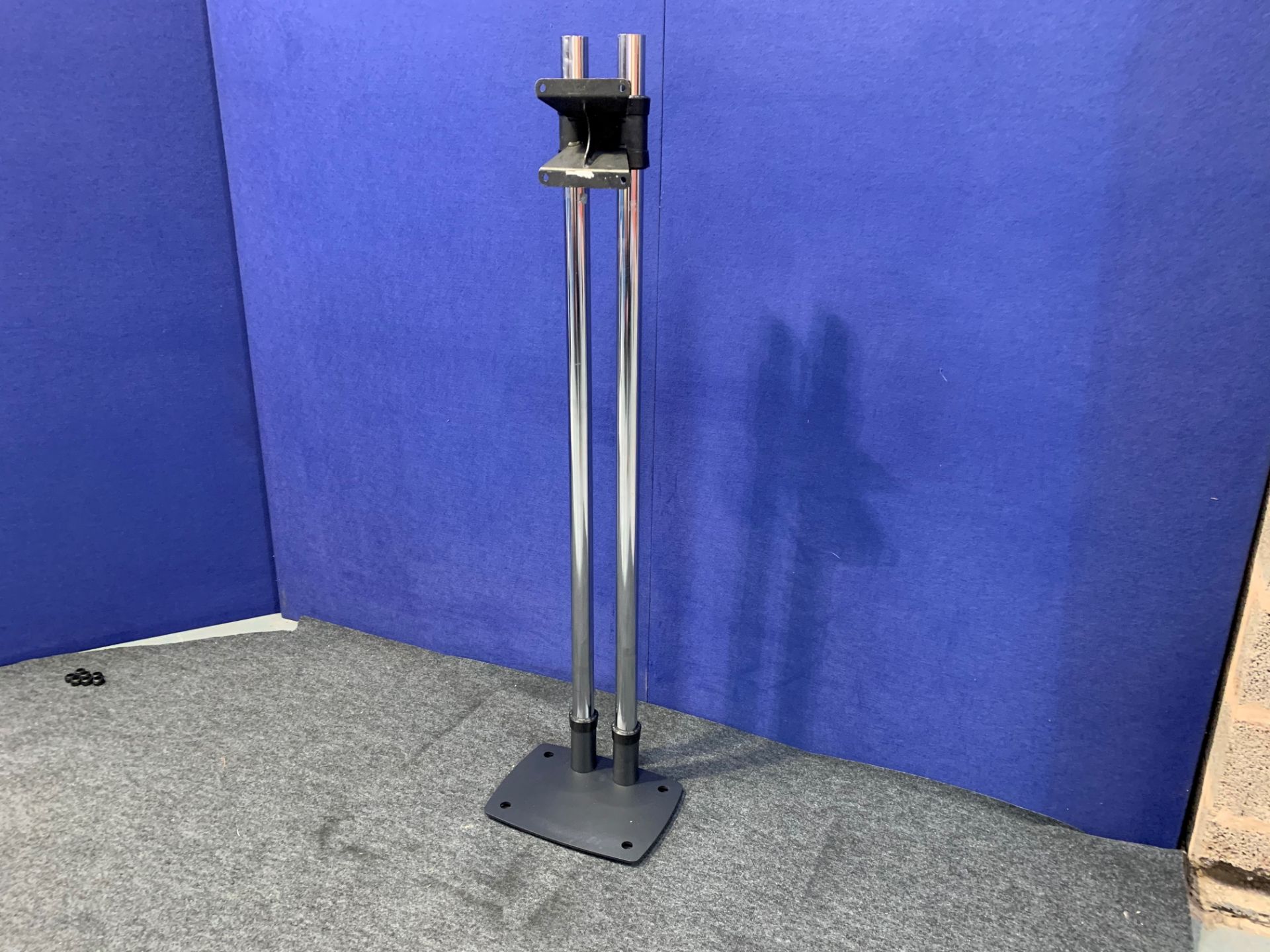 Double Pole Unicol Stand with Small Footprint Base Plate (screw to floor), Binoculars & 1420mm - Image 2 of 3