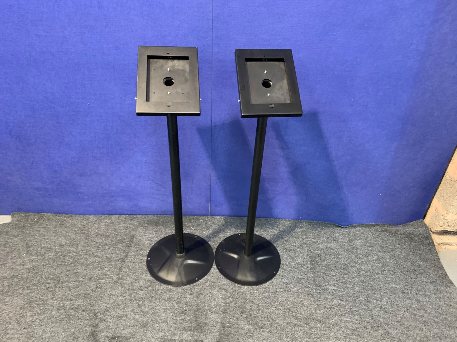 2 x Black IPAD Display Stands