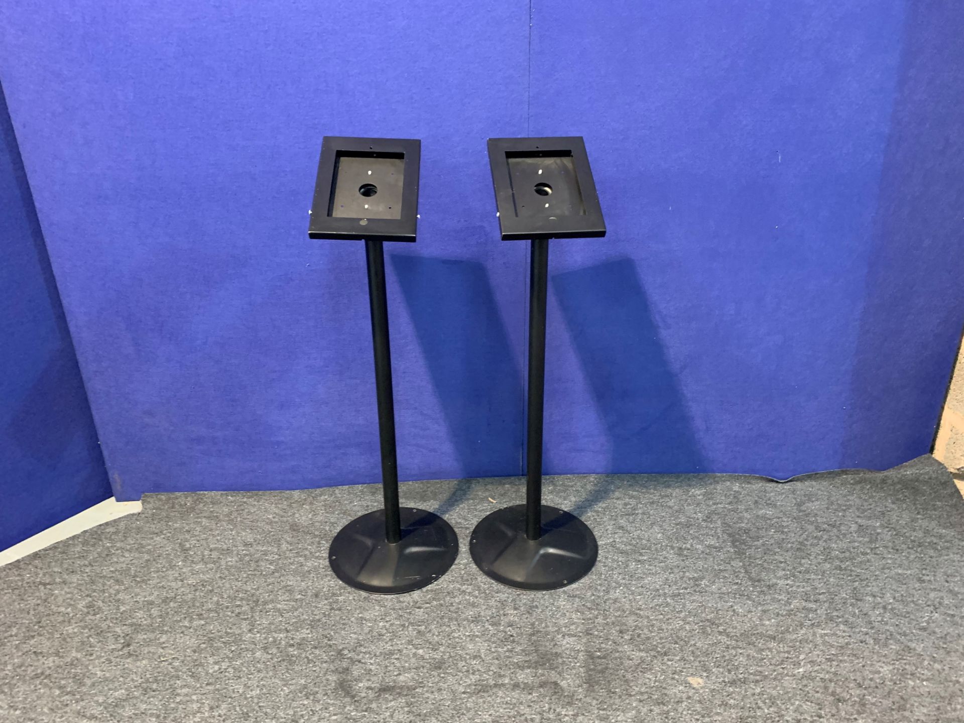 2 x Black IPAD Display Stands