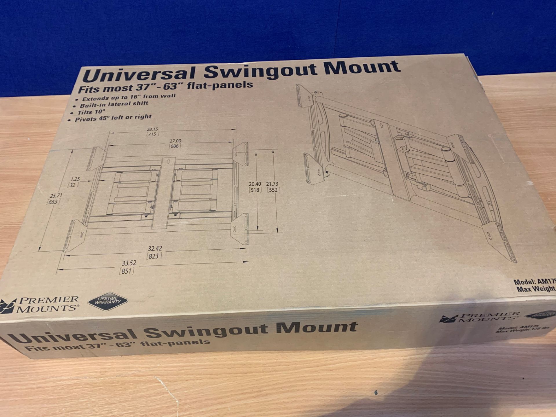Premier Mounts - Universal Swing Out Mount AM 175