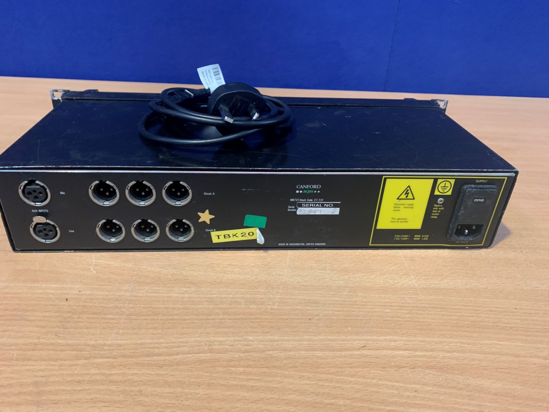 Tecpro Communication System Master Station MS721