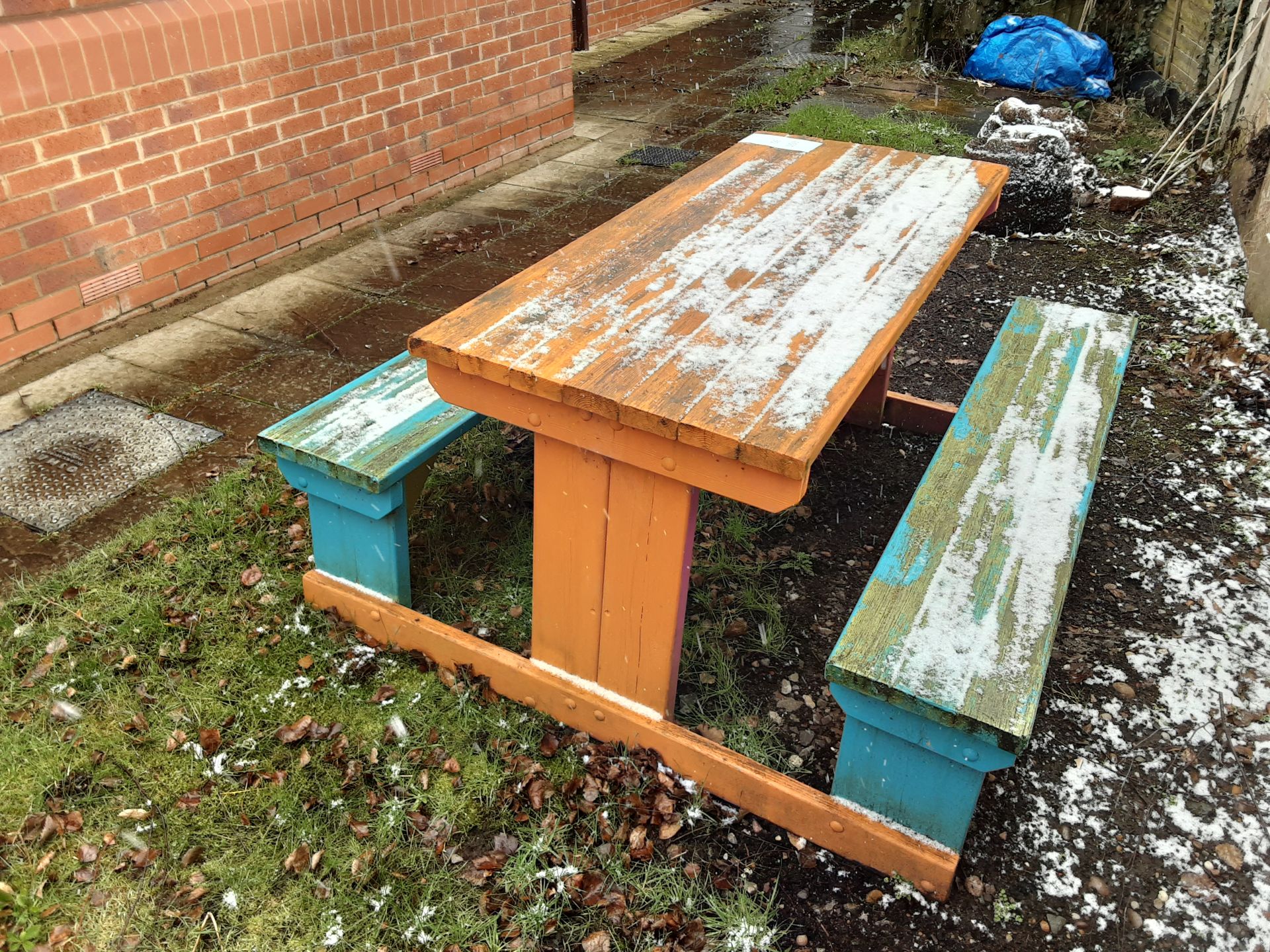 Outdoor Wooden Bench - Image 3 of 3