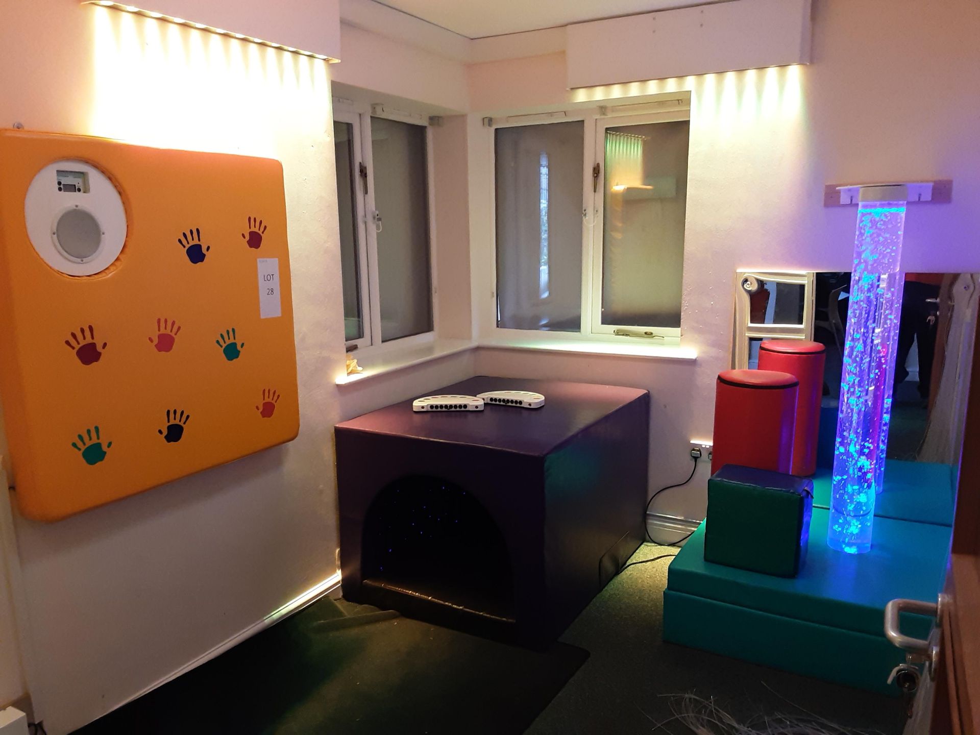 Contents of Sensory Room To Include SpaceKraft Light & Sound Therapy Station with Cushions, Lights & - Image 15 of 18