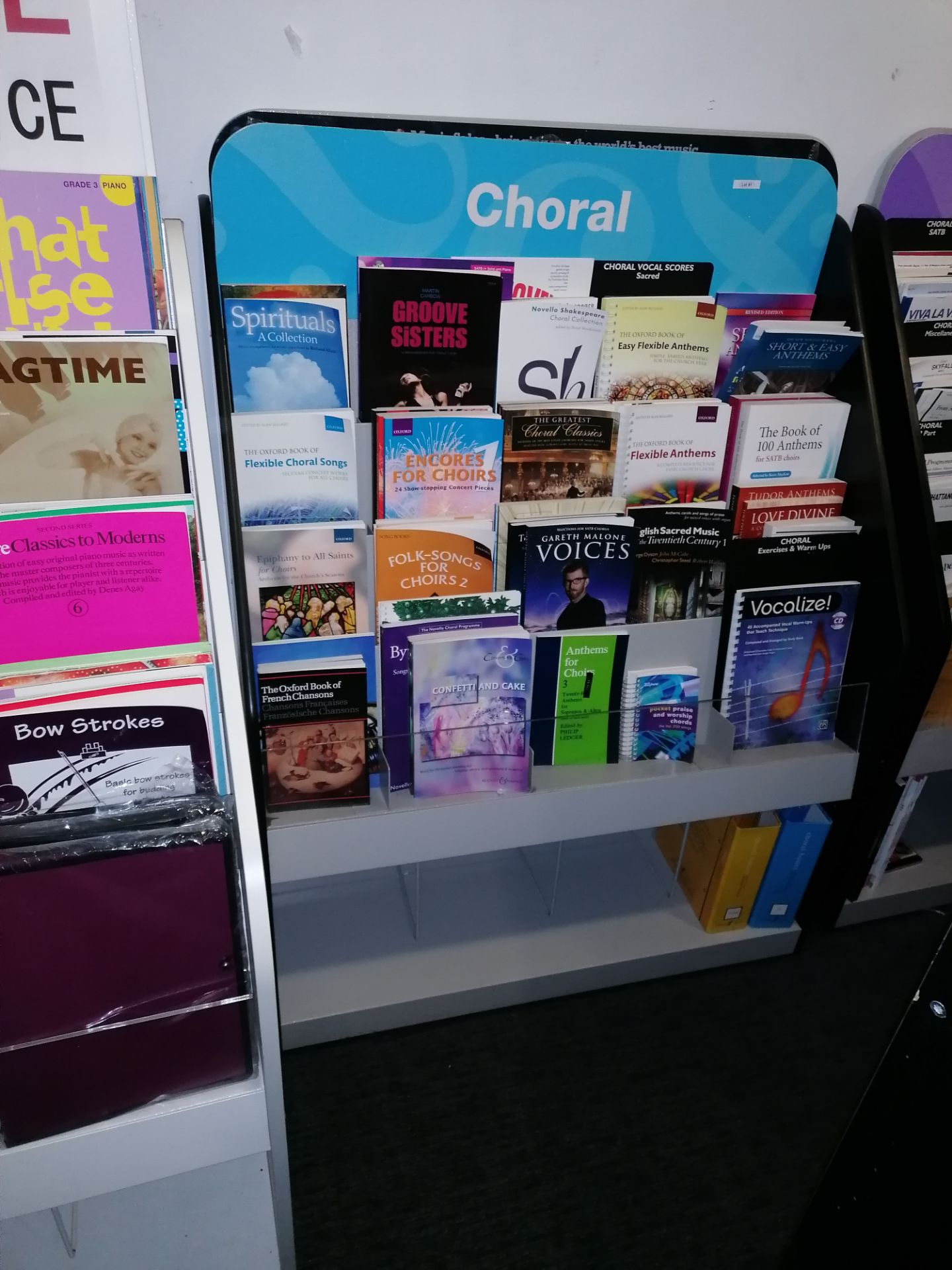 Various Choral Books & Browser with A Mixture of Music Books & White Stand - Image 3 of 6