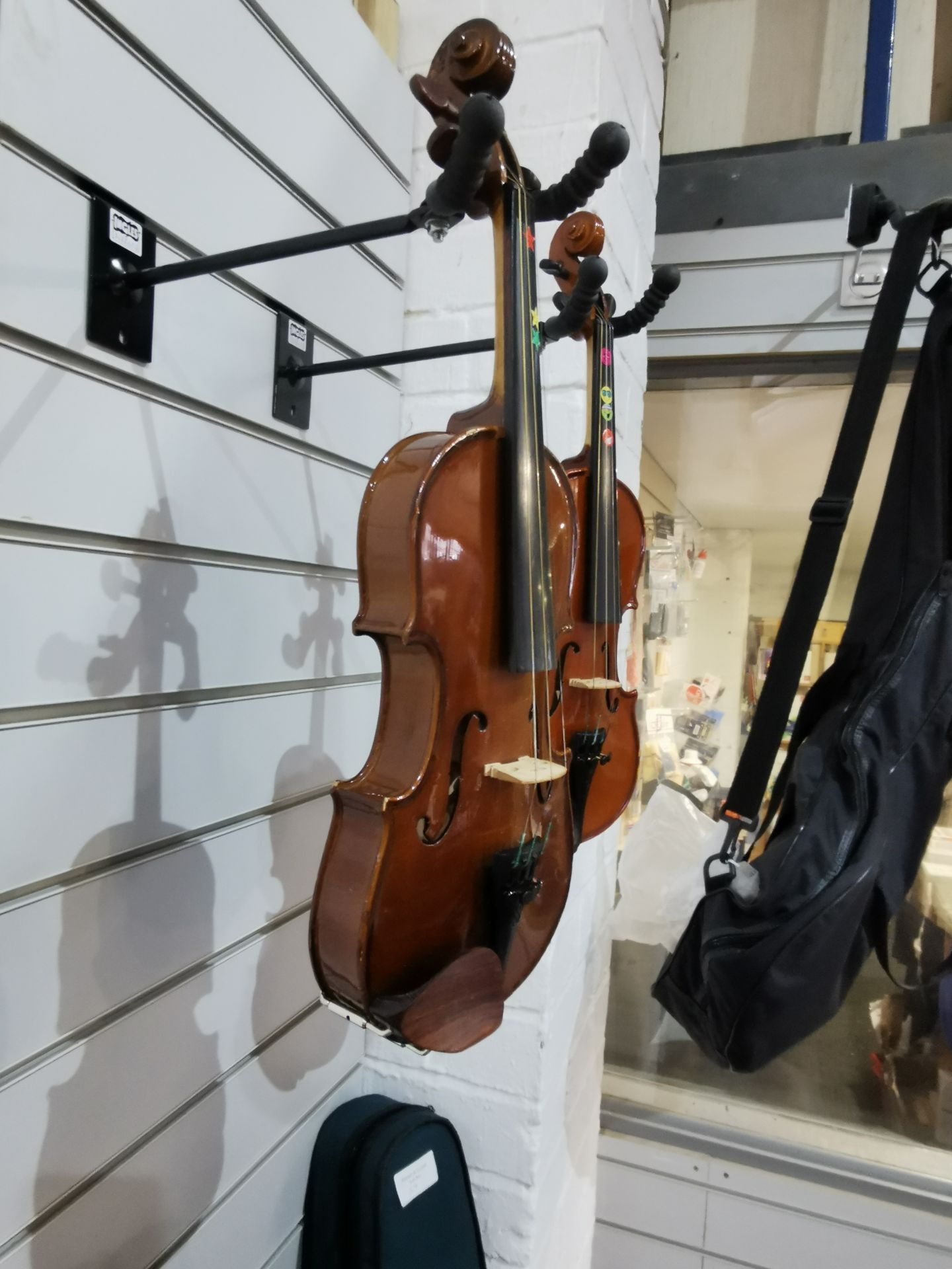 Violin with Case & Bow & Violin with Stentor Case & Bow (Used) - Image 4 of 6