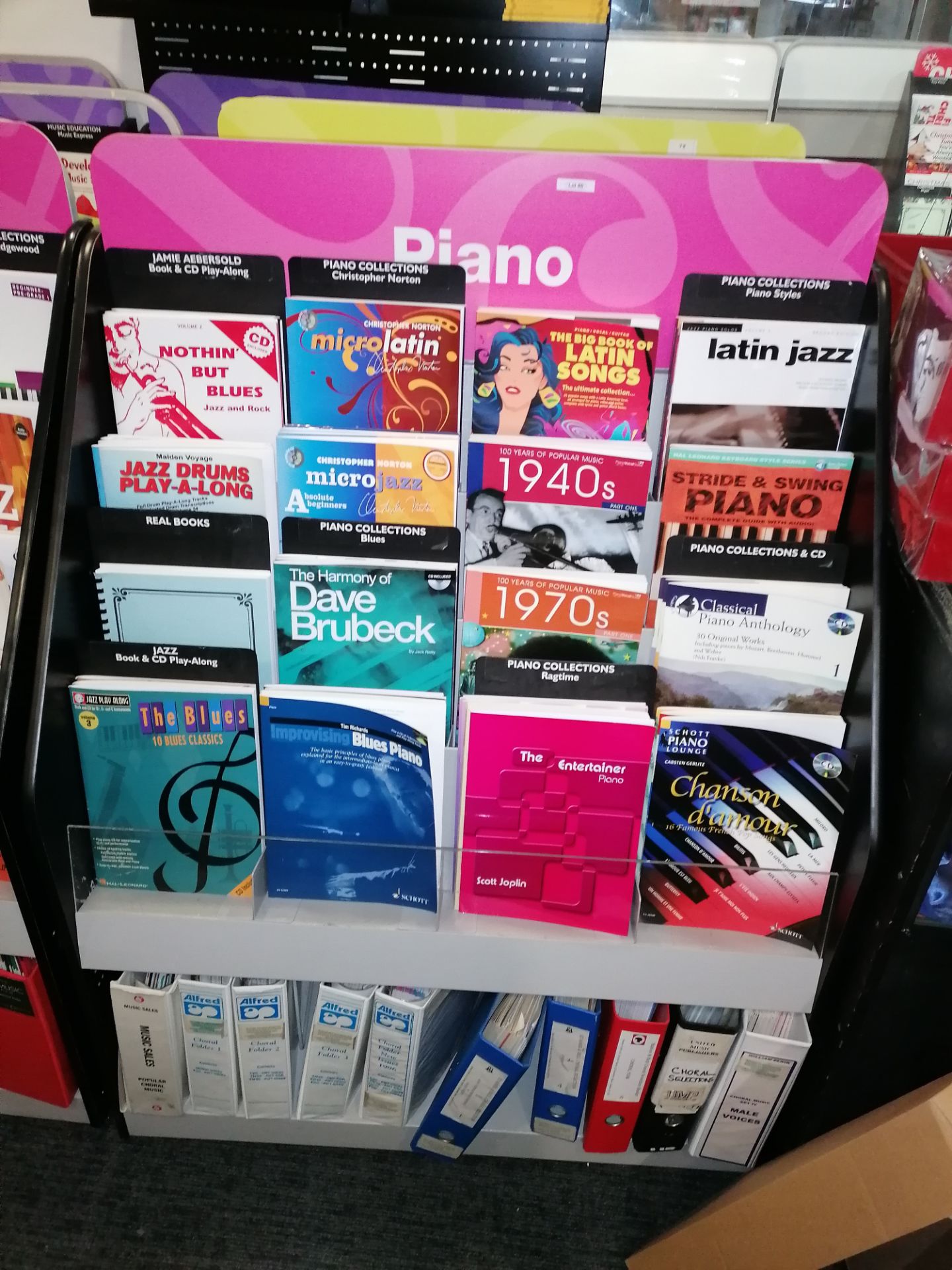 4: Various Piano Books & Browser