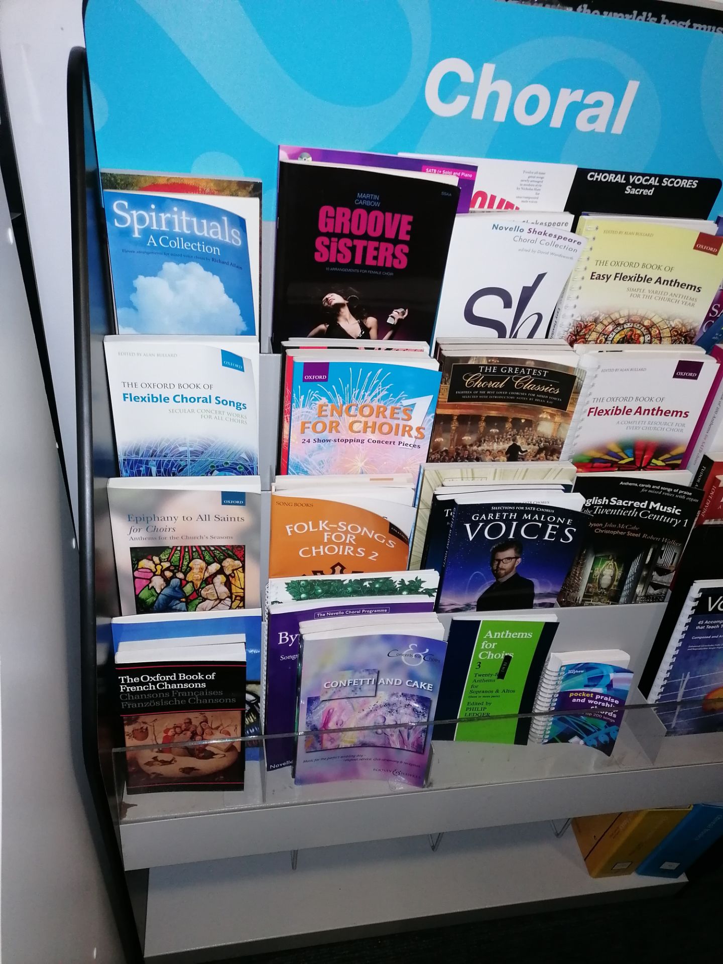 Various Choral Books & Browser with A Mixture of Music Books & White Stand - Image 5 of 6