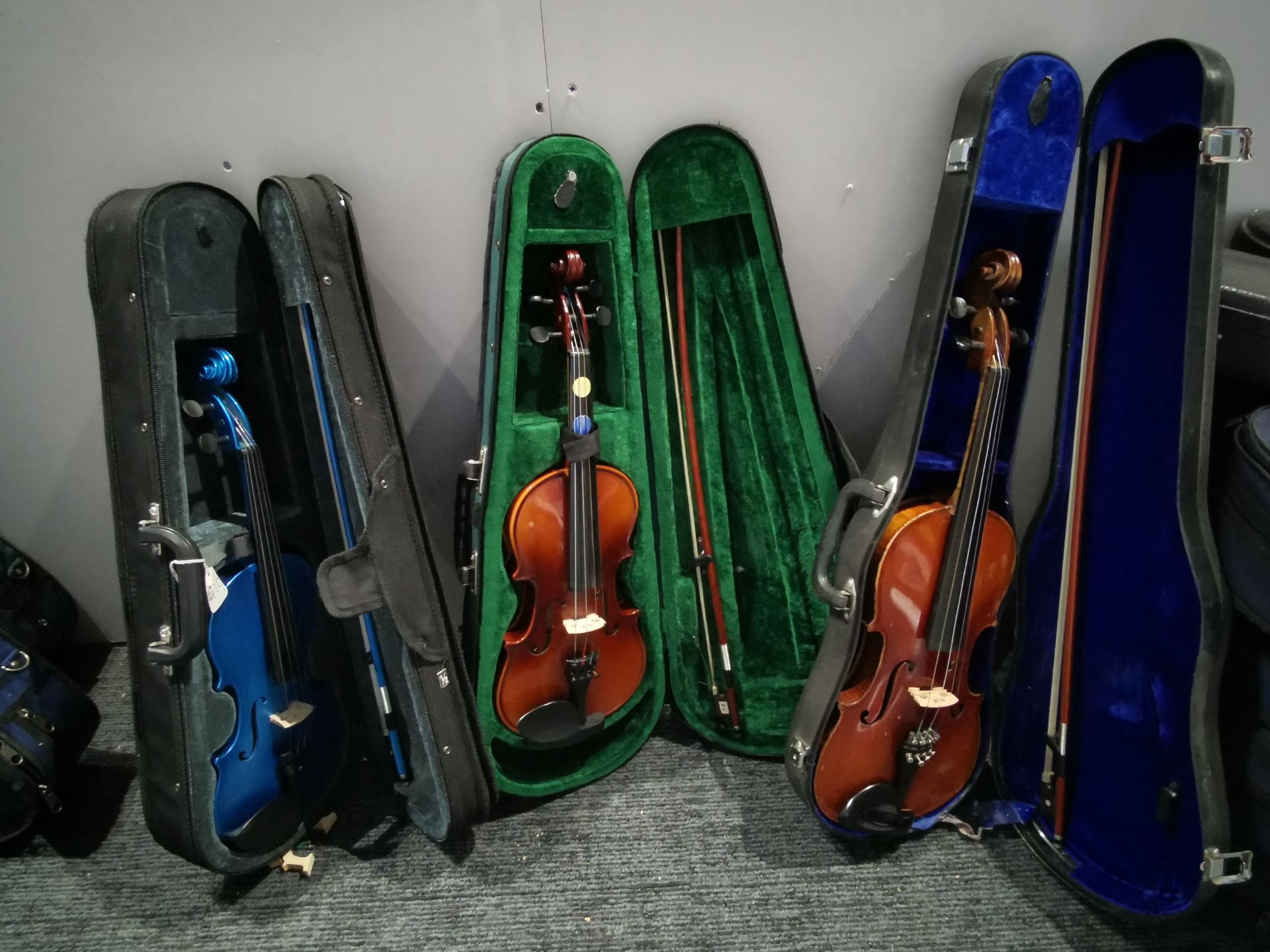 Various Used Violins With Cases (Approxmatley 10) - Image 12 of 16