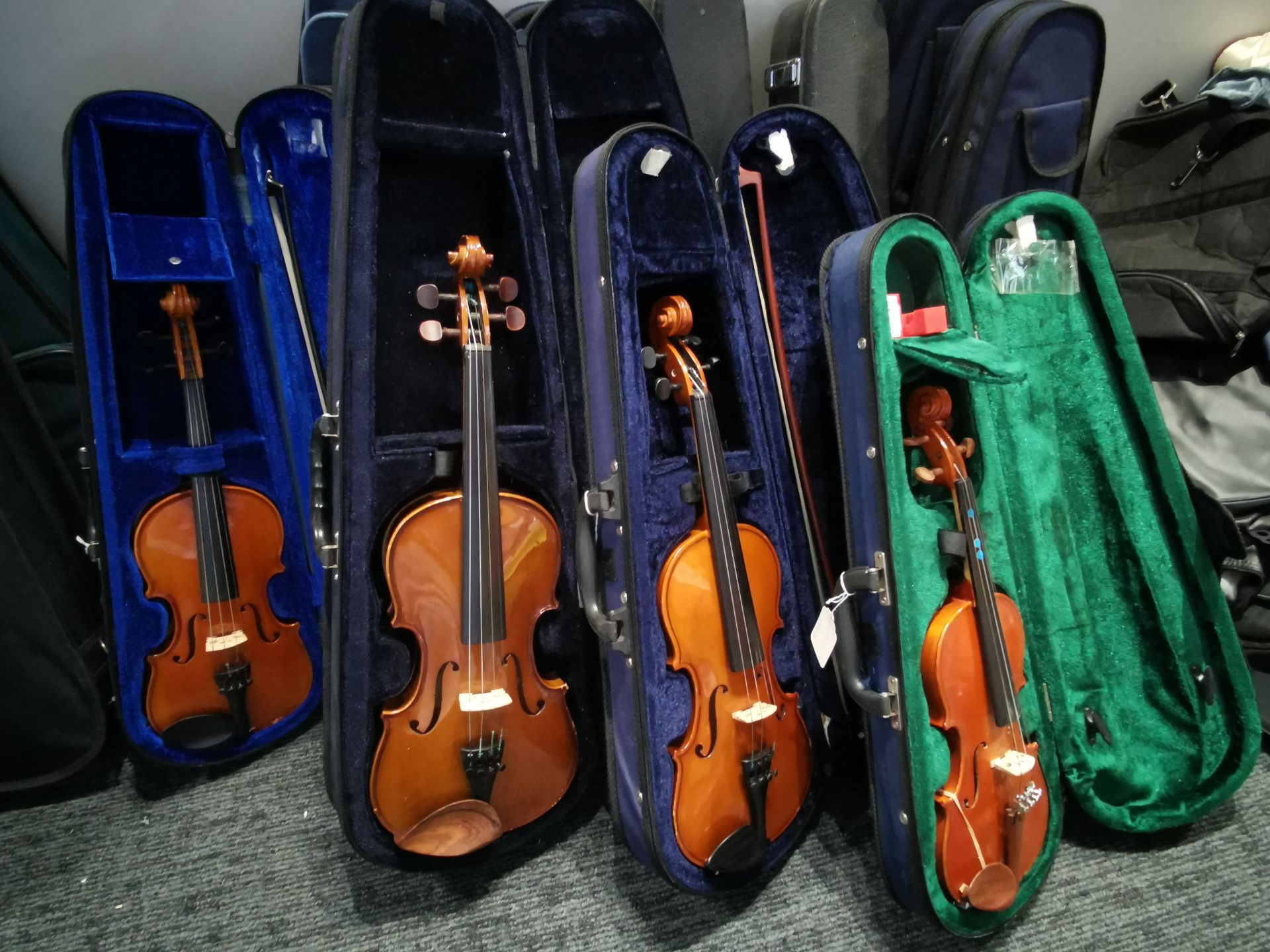 Various Used Violins With Cases (Approxmatley 10) - Image 3 of 15