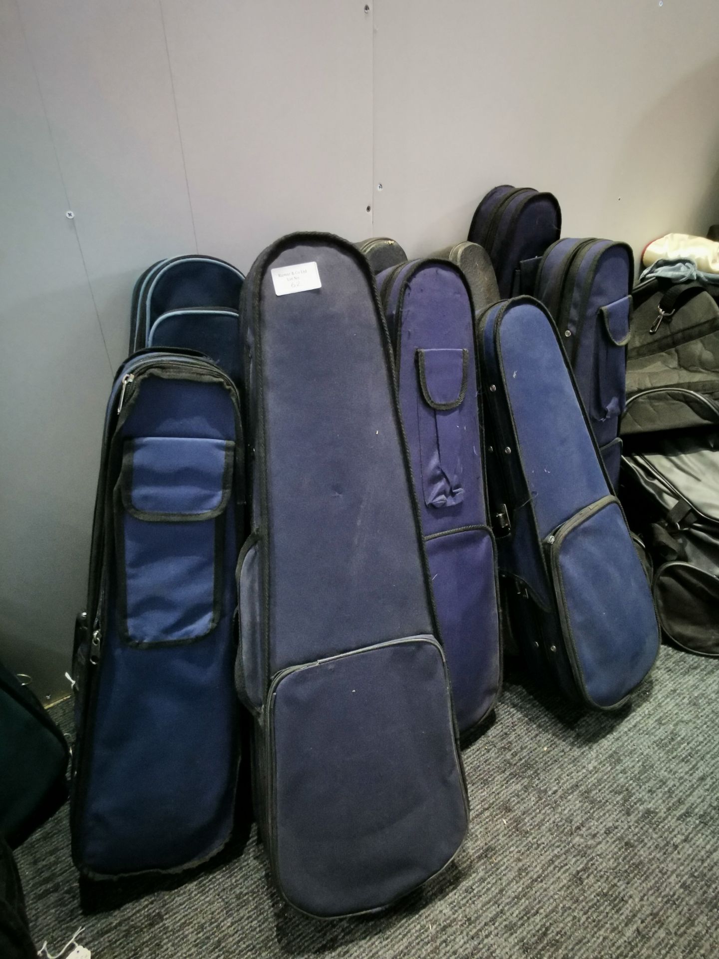 Various Used Violins With Cases (Approxmatley 10)