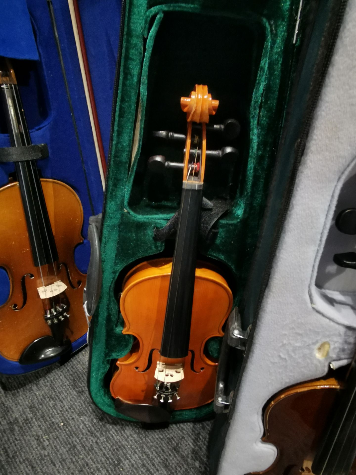 Various Used Violins With Cases (Approxmatley 10) - Image 9 of 15