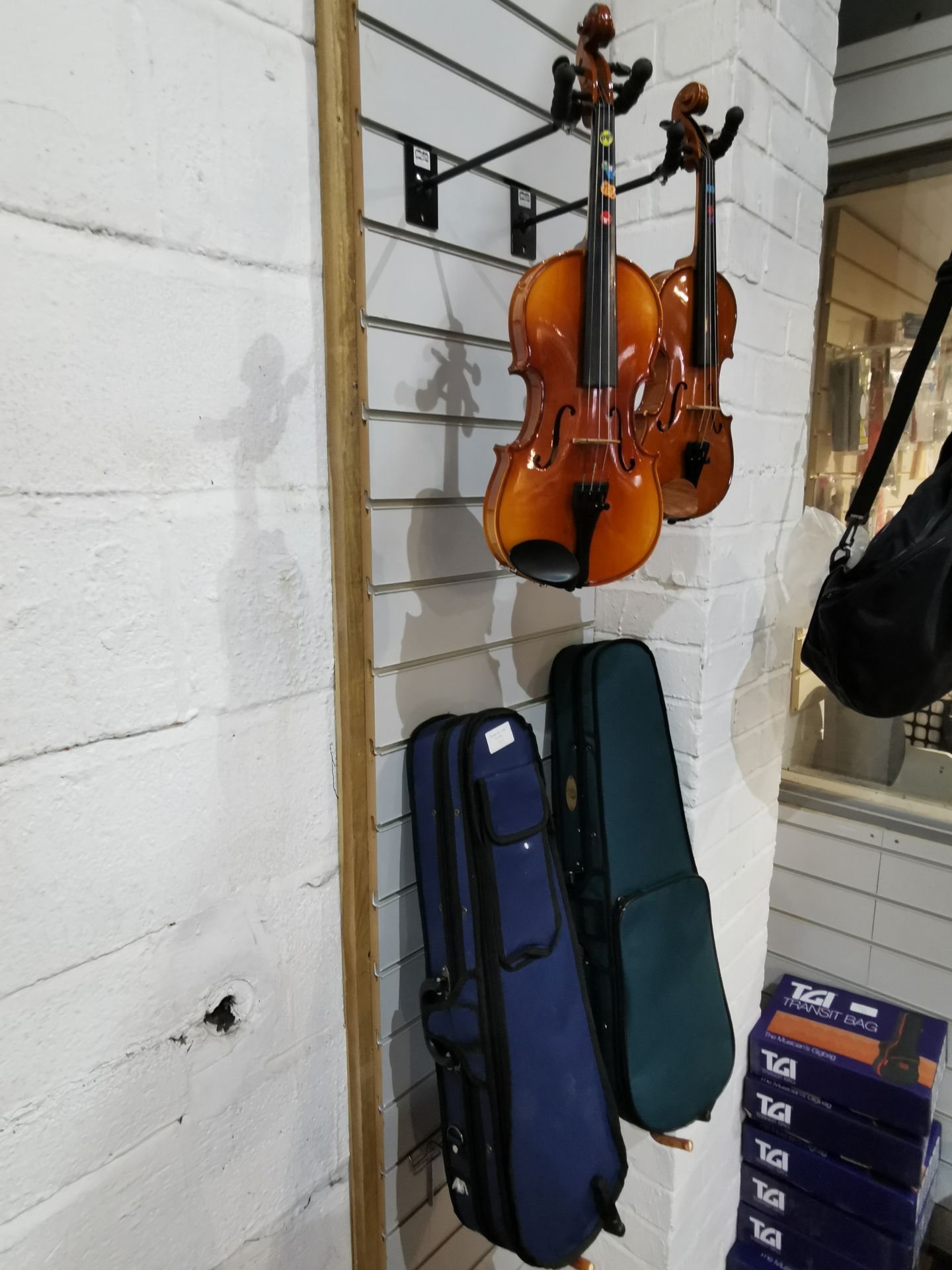 1/4 Violin with Bow & Case & Violin with Case (Used) - Image 3 of 7