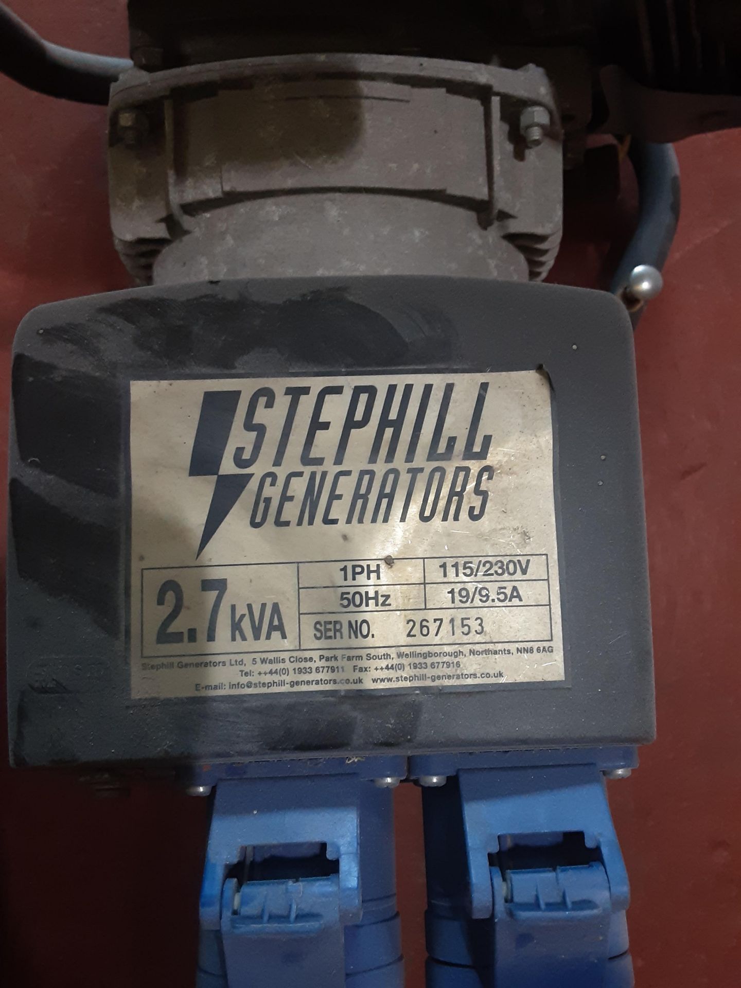 Stephill 2.7 KVA Petrol Generator, Serial No.267153 - Image 6 of 6