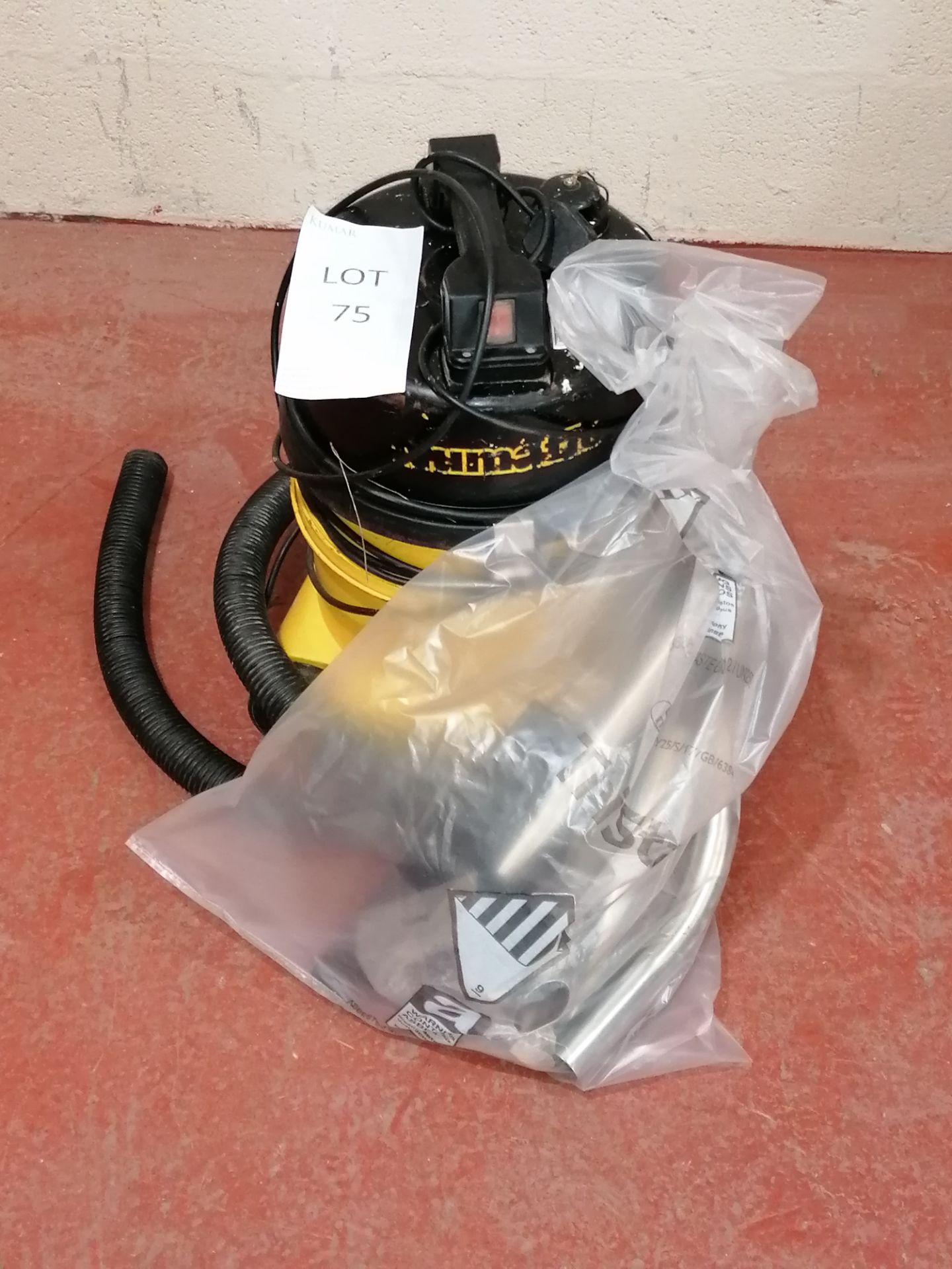 Numatic Model HZ200, Hazardous Material Vacuum Cleaner, Serial No: Av9 240v with Accessories - Image 5 of 6