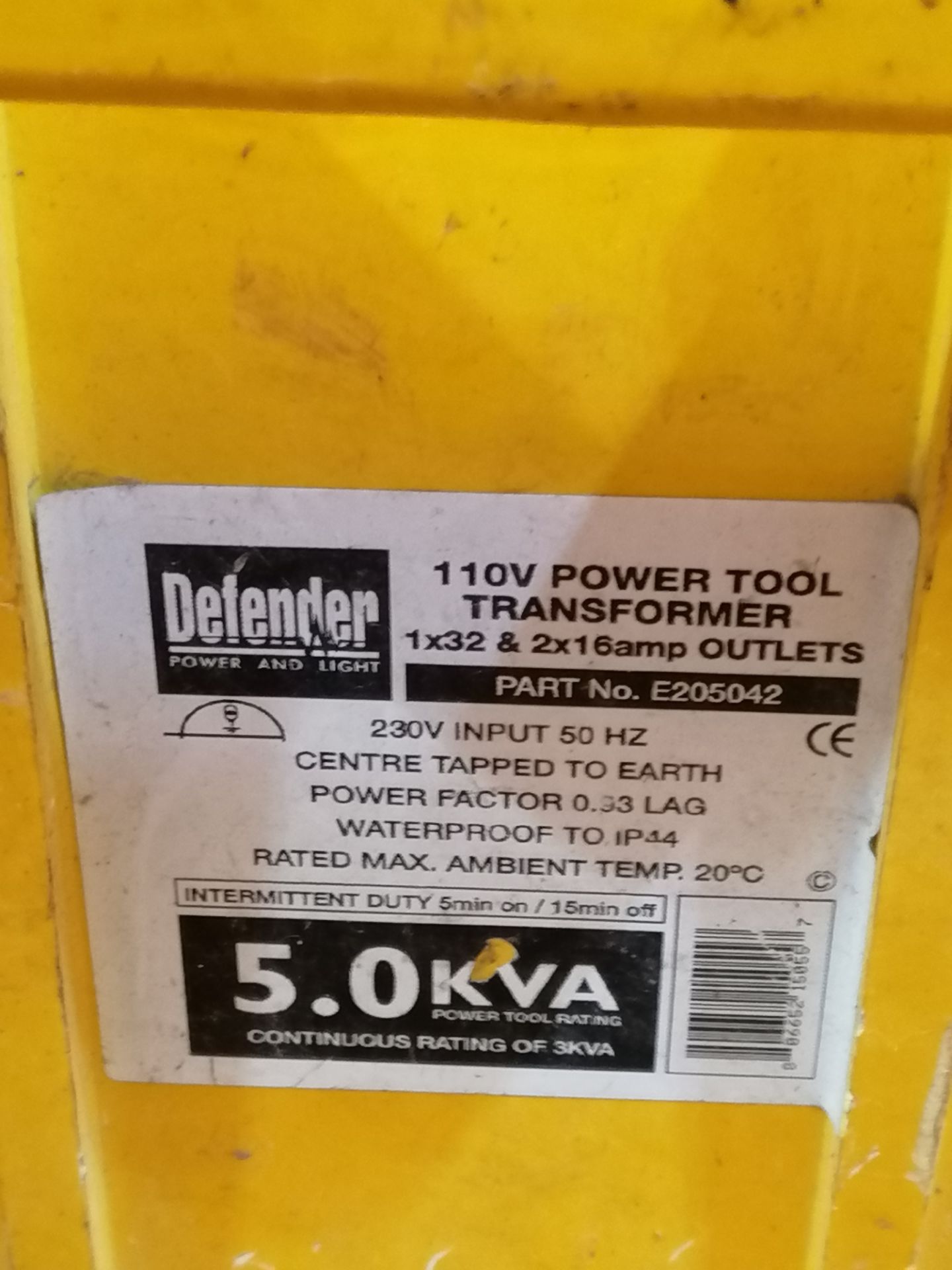 1: Defender 5KVA Transformer - Image 5 of 5