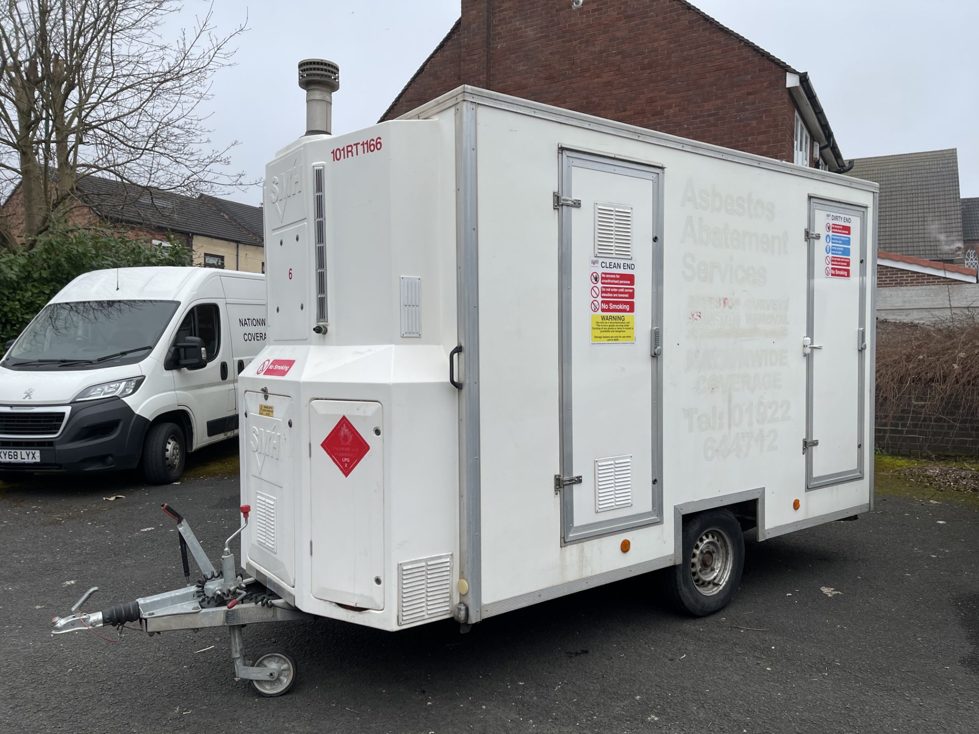 SMH Mobile De-Contamination Unit Comprising Dirty End, Twin Shower Enclosure, Clean End, Fitted with