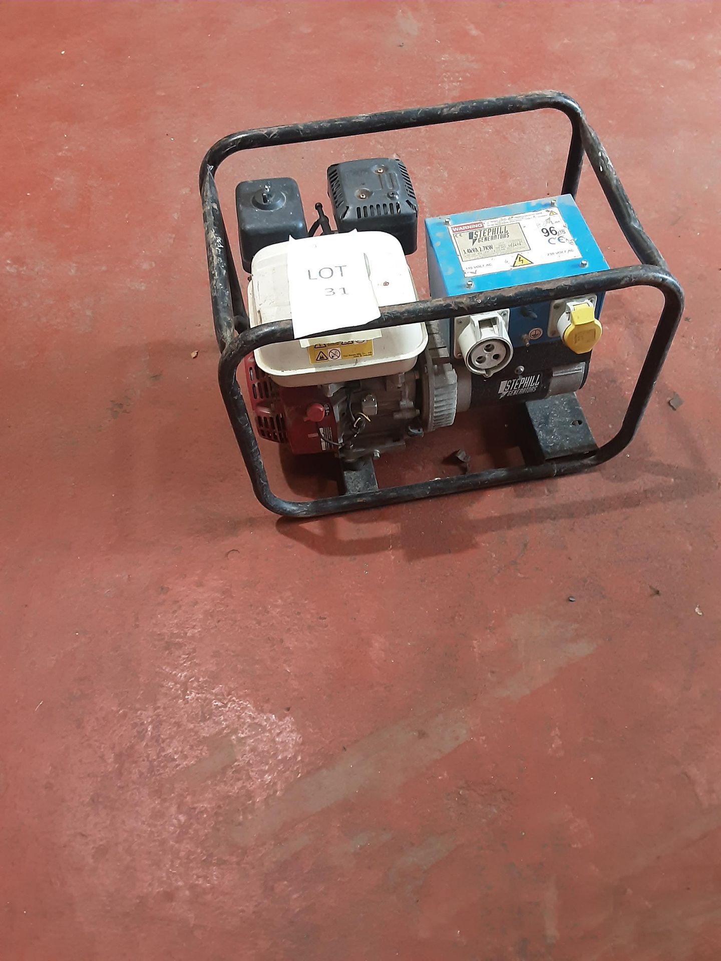 Stephill 3.4 KVA Petrol Generator . 230v