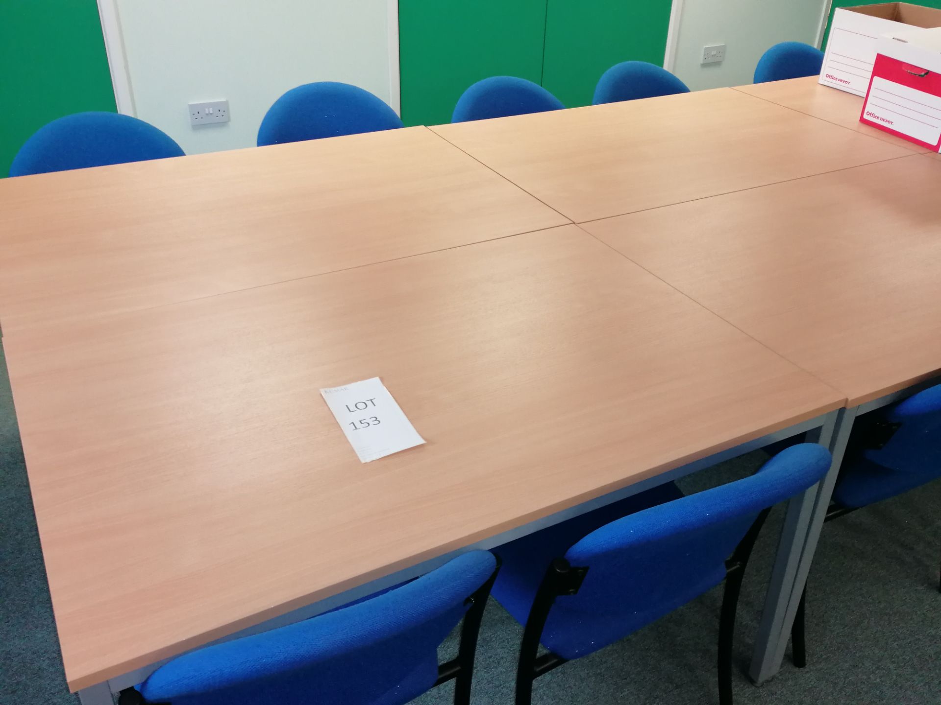6: Office Tables & 12 Chairs (Does Not Include Contents) - Image 5 of 7