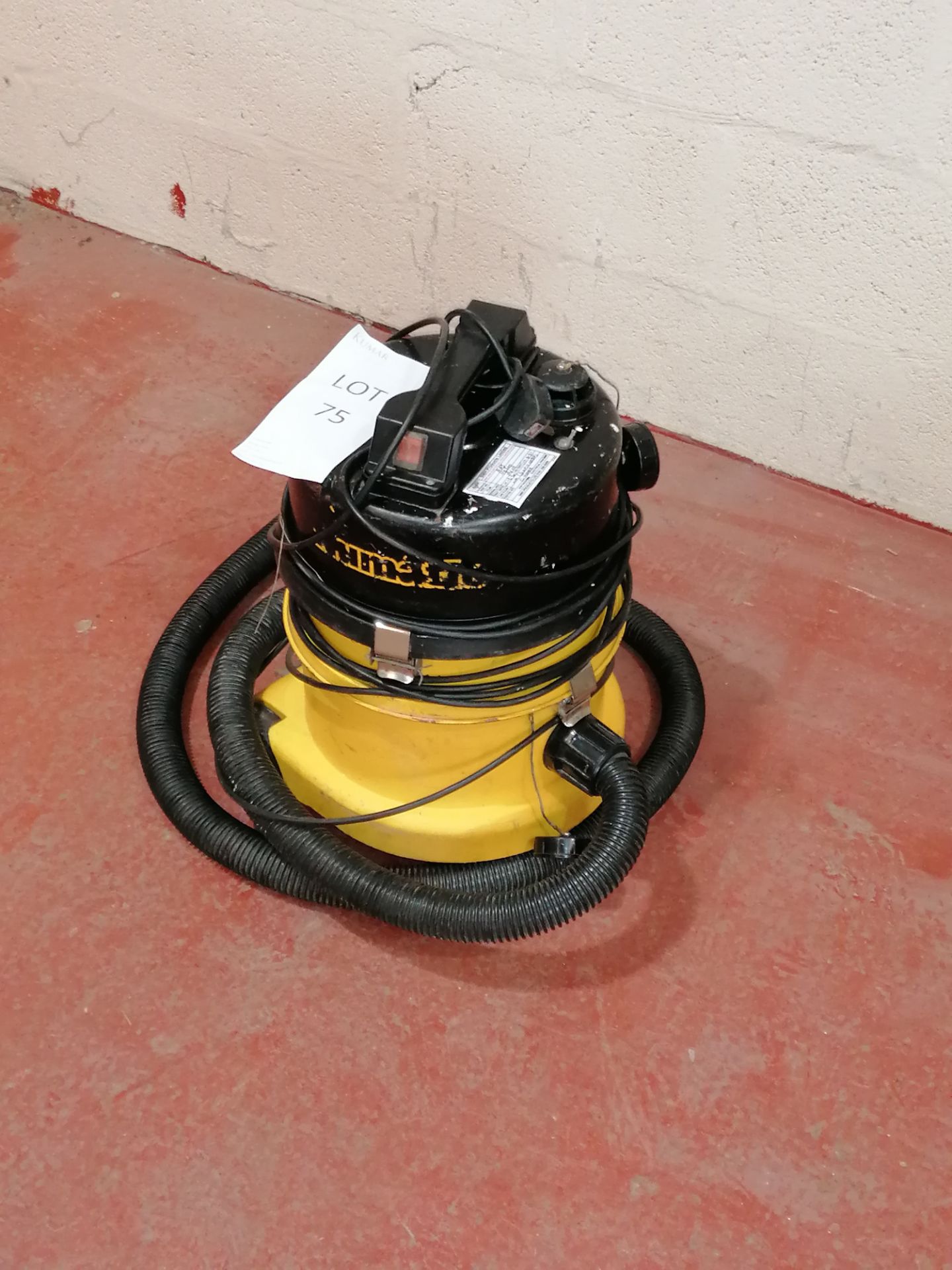 Numatic Model HZ200, Hazardous Material Vacuum Cleaner, Serial No: Av9 240v with Accessories