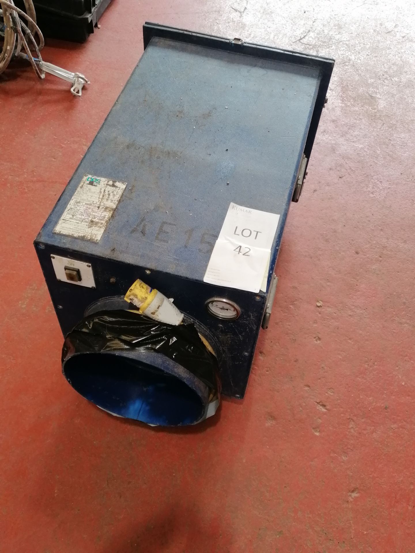 DR5 PNU 2300 Extractor/Filter Unit 110V, Serial No. 1286, (2006)