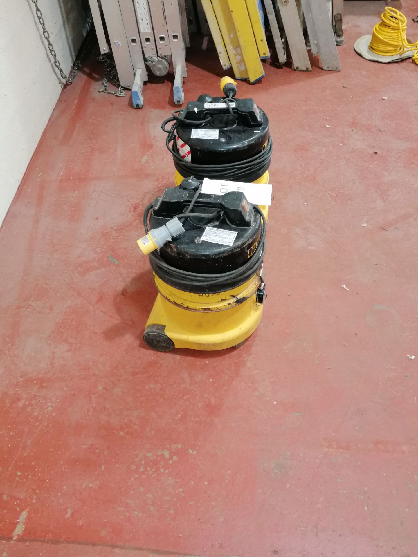 2: Numatic Model HZ570, Hazardous Material Vacuum Cleaners Serial No: Av15 & Av16 - Image 3 of 6