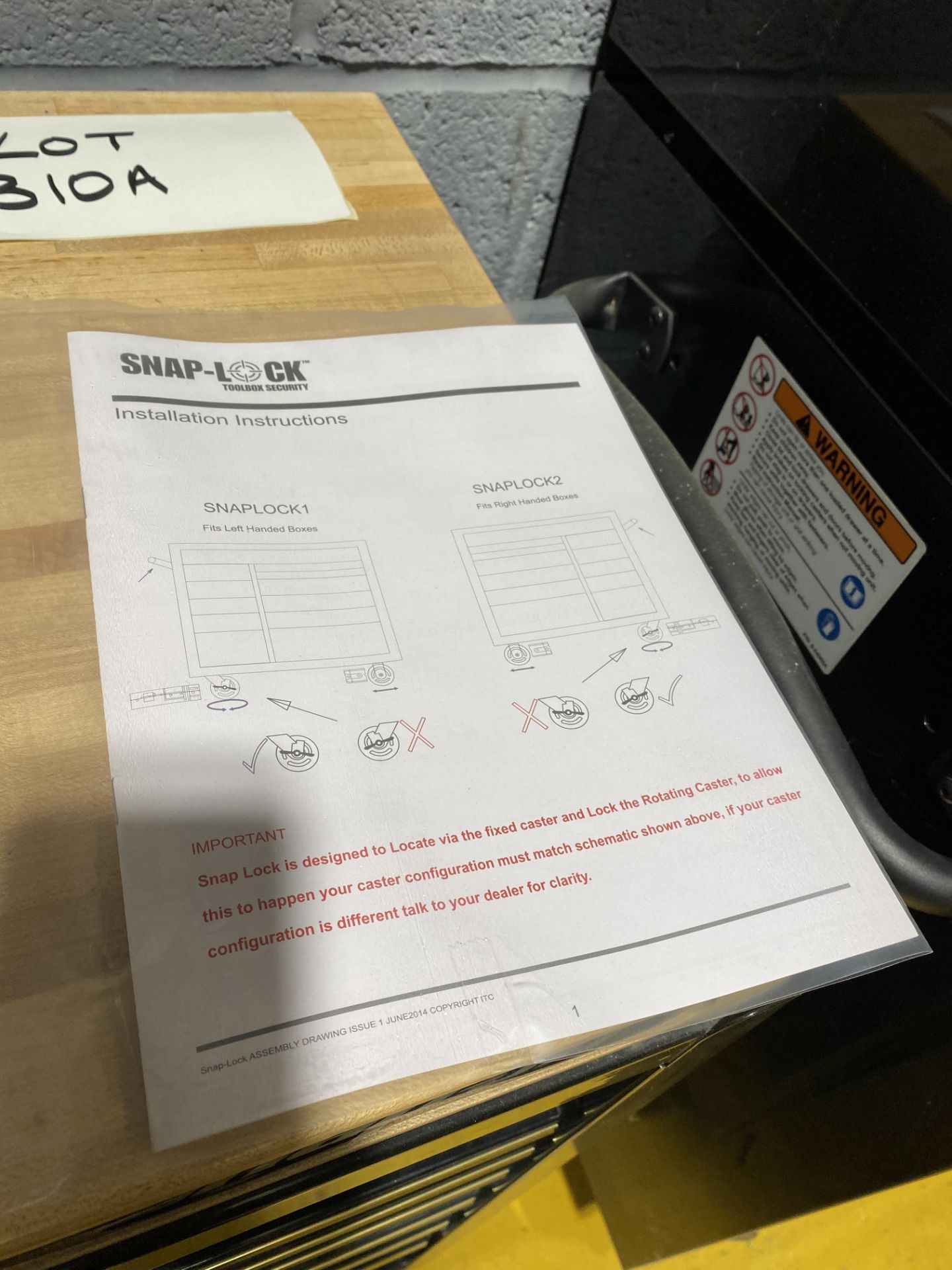 Snap-Lock Tool Box Security - Image 4 of 9