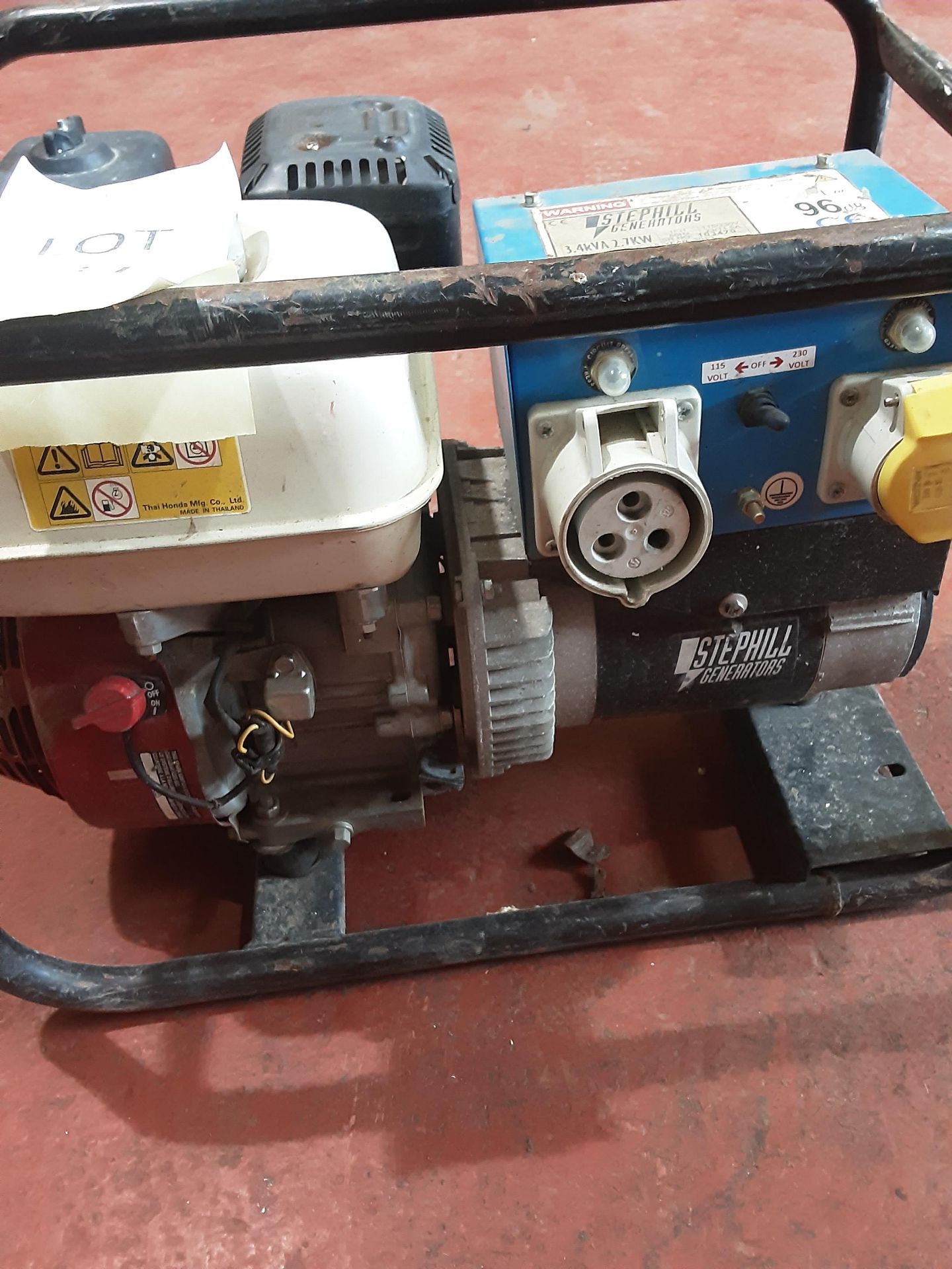 Stephill 3.4 KVA Petrol Generator . 230v - Image 5 of 6