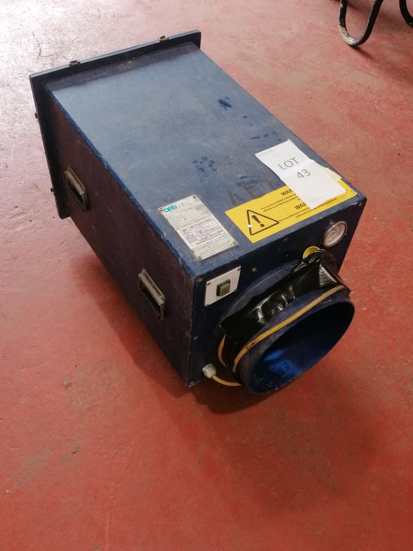 DR5 PNU 2300 Extractor/Filter Unit 110V, Serial No. 1693, (2006) - Image 2 of 6