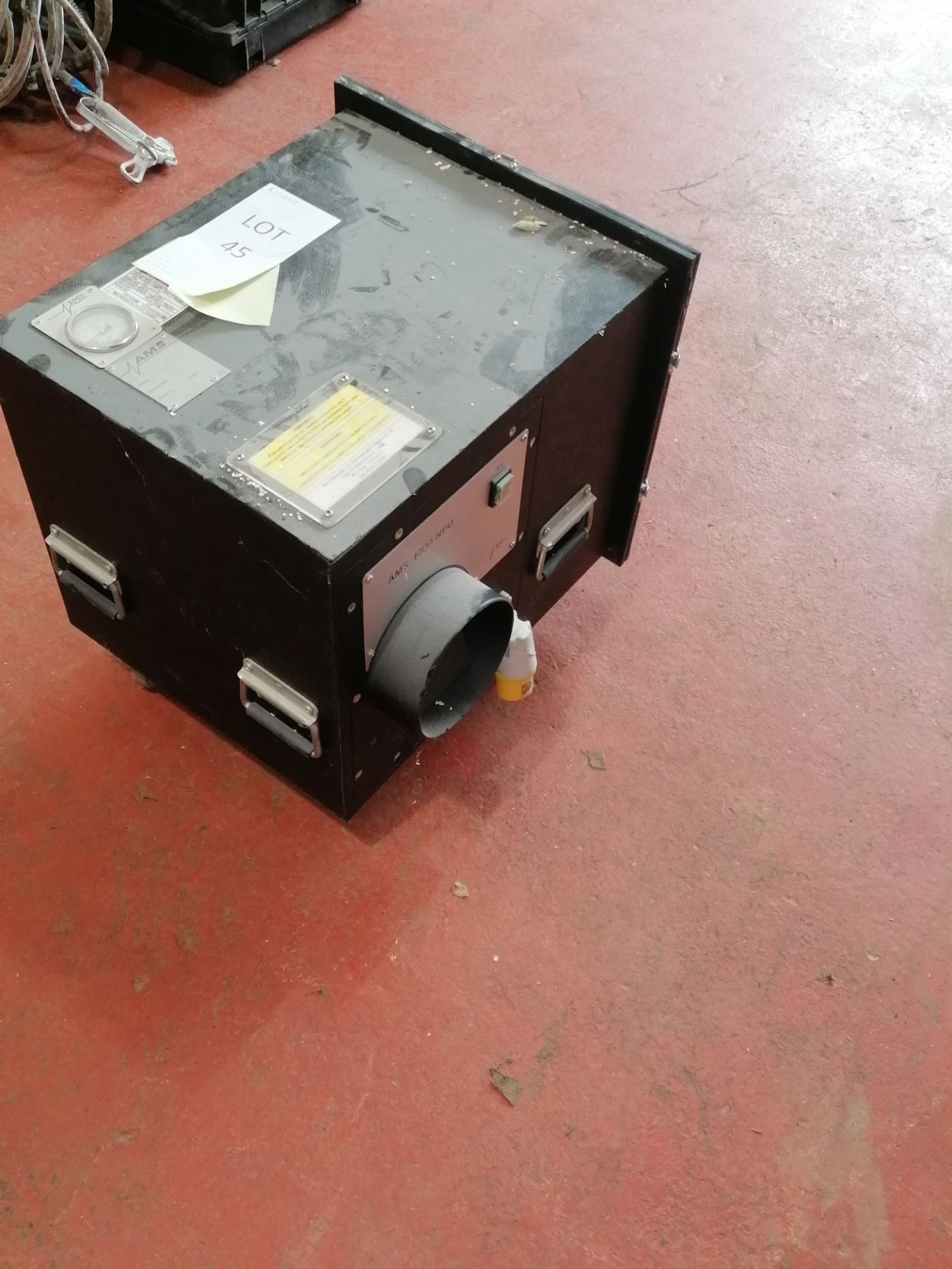 AMS NPU 100 Extractor/Filter Unit 110V, Serial No: 24561